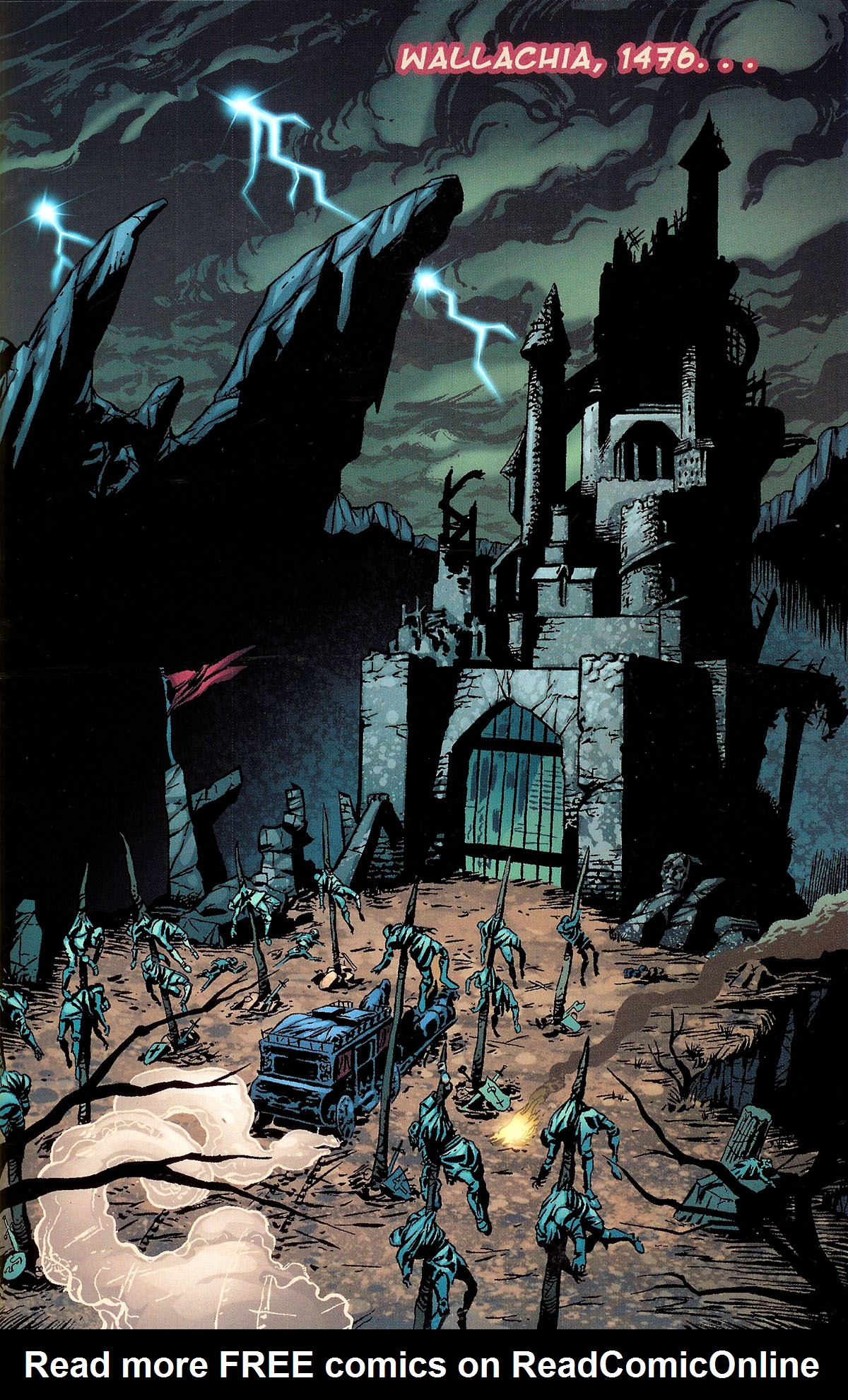 Read online Dracula vs King Arthur comic -  Issue #1 - 9