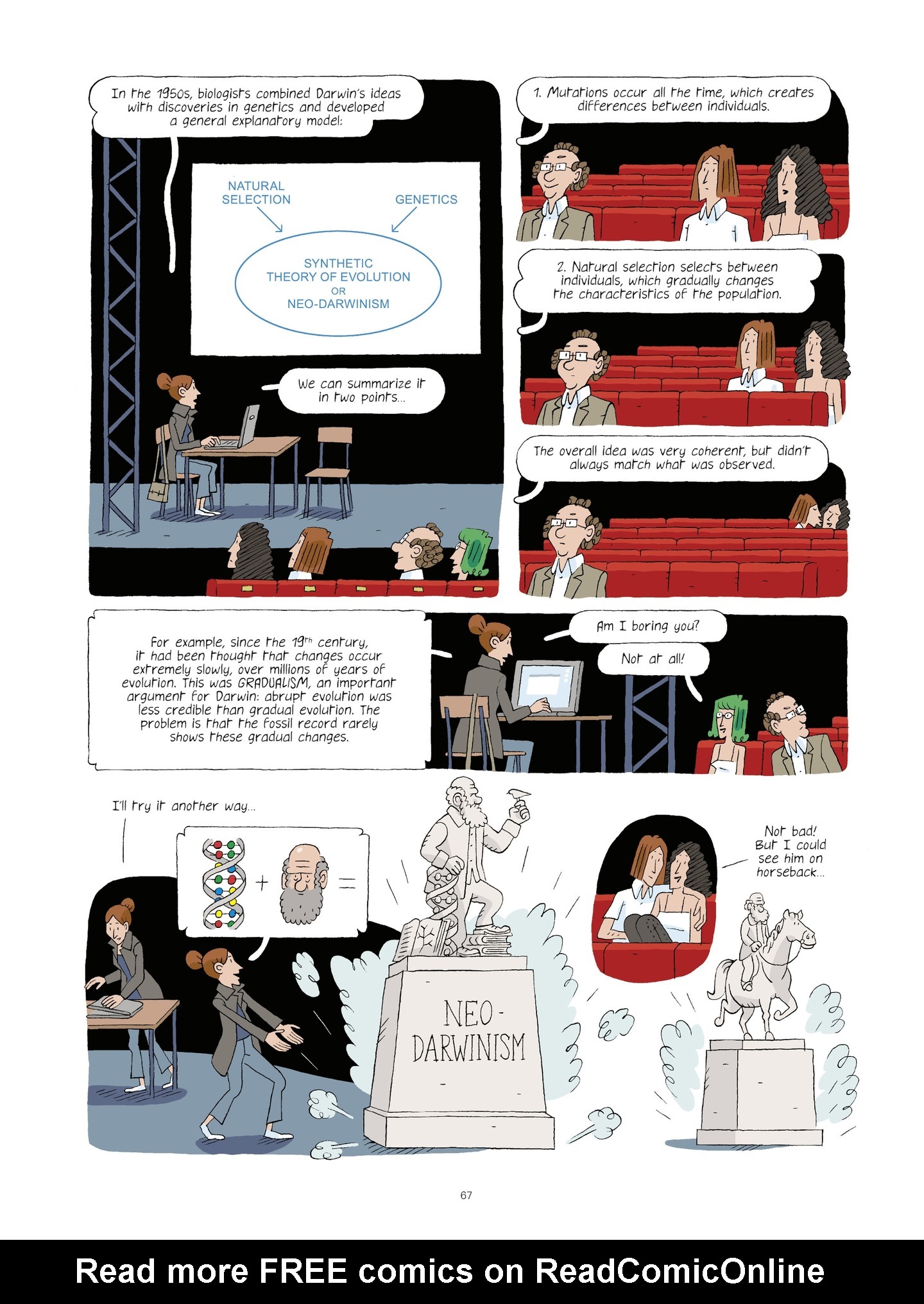 Read online Evolution, Darwin, God, and the Horse-People comic -  Issue # TPB - 66