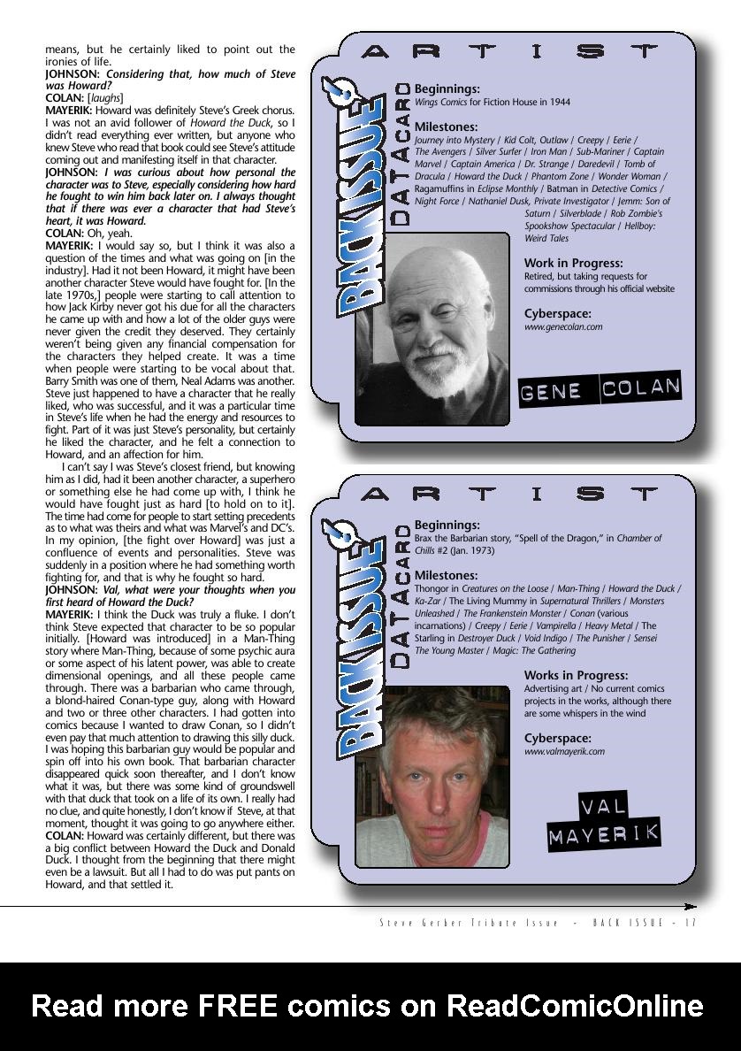 Read online Back Issue comic -  Issue #31 - 19