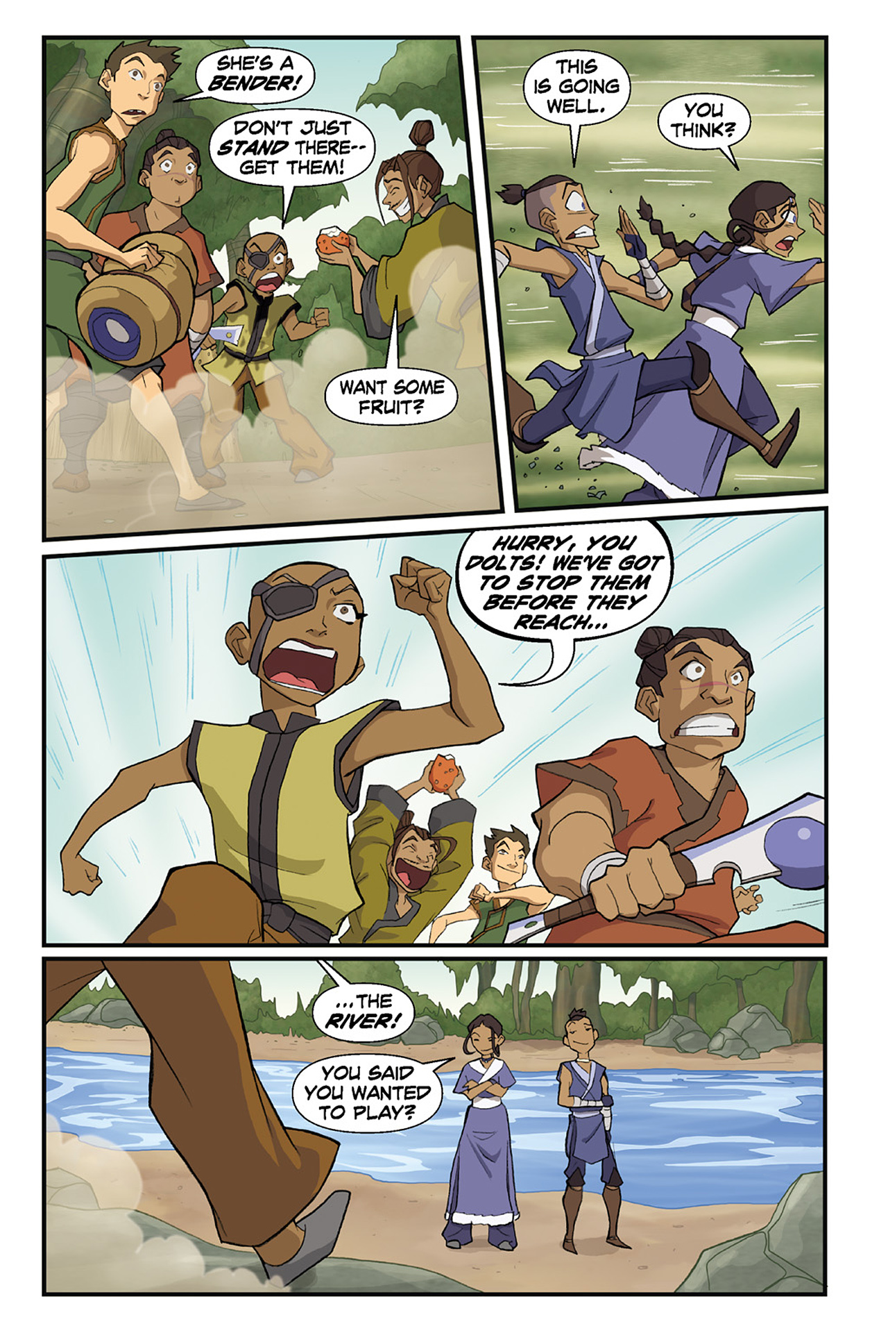 Read online Nickelodeon Avatar: The Last Airbender - The Lost Adventures comic -  Issue # Full - 69