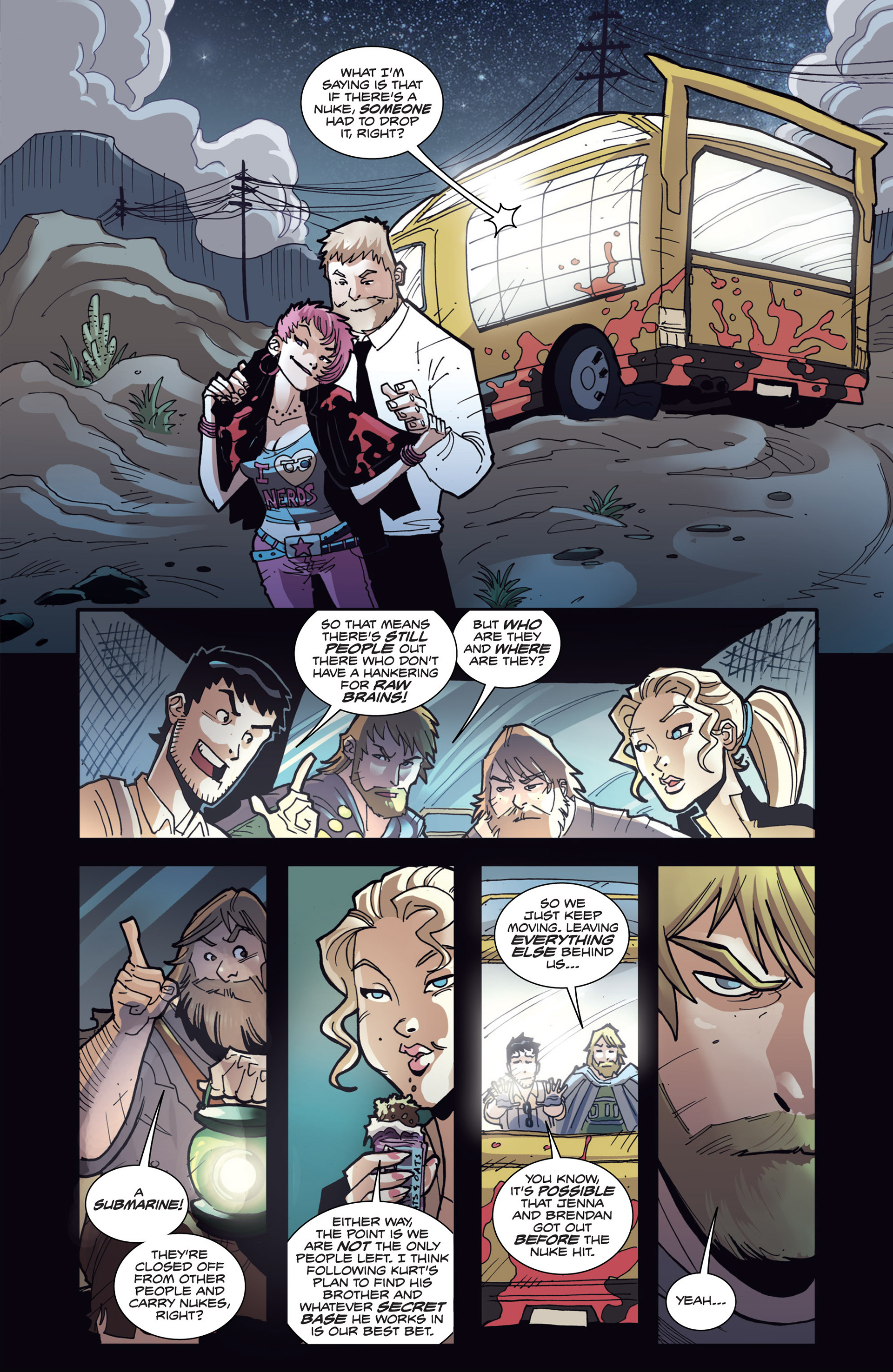 Read online Fanboys vs. Zombies comic -  Issue #11 - 7