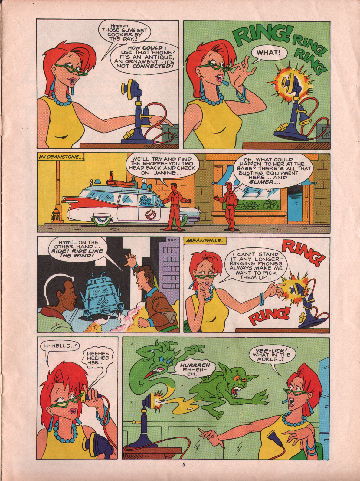 Read online The Real Ghostbusters comic -  Issue #5 - 5
