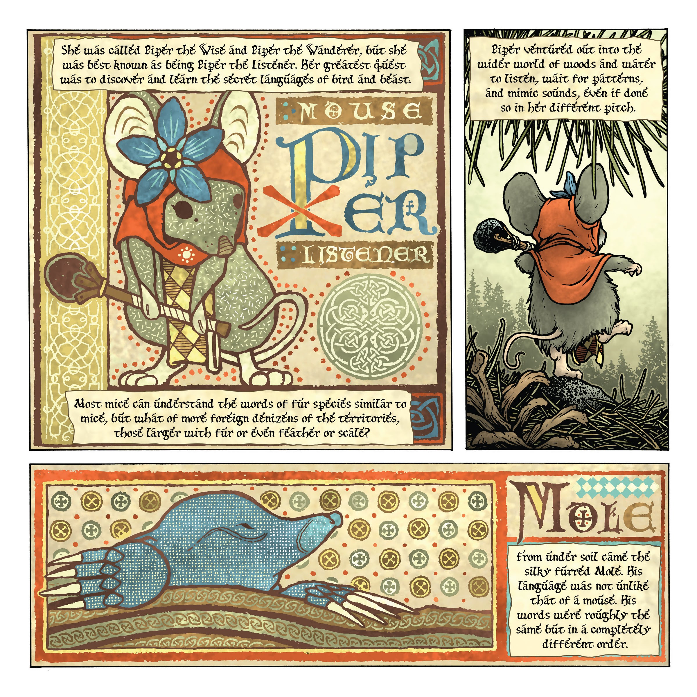 Read online Mouse Guard: The Owlhen Caregiver comic -  Issue #1 - 14