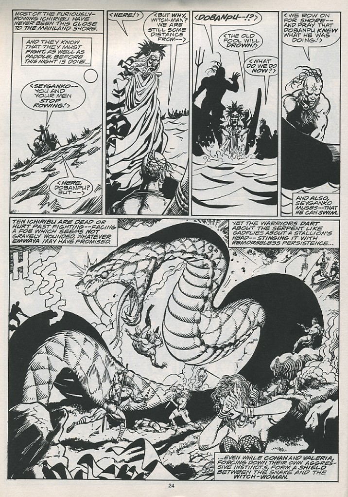 The Savage Sword Of Conan issue 215 - Page 26