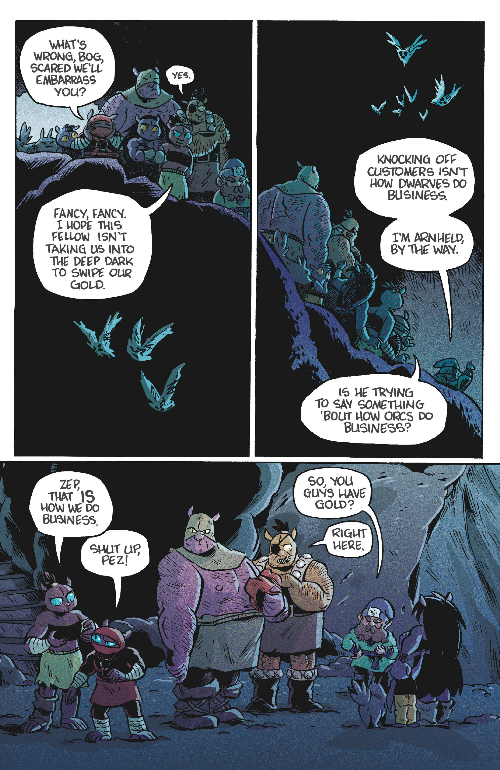 Read online ORCS! comic -  Issue #4 - 8