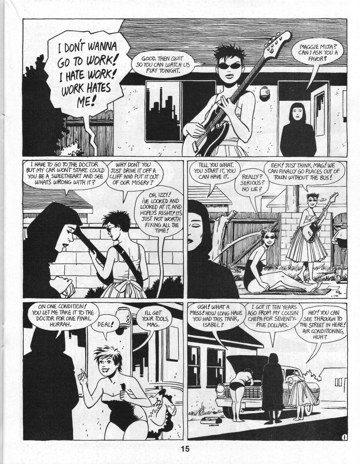 Read online Love and Rockets (1982) comic -  Issue #14 - 17