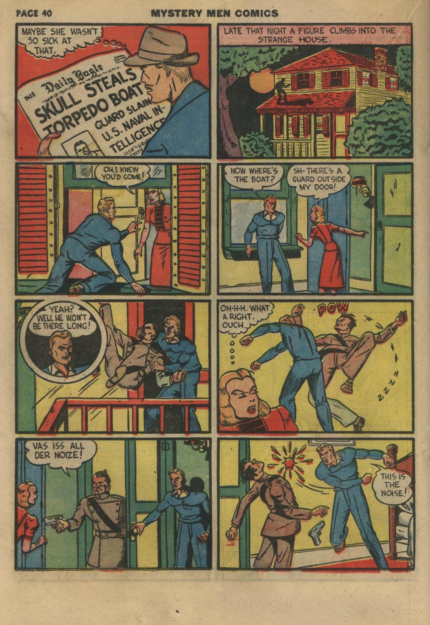 Read online Mystery Men Comics comic -  Issue #15 - 42