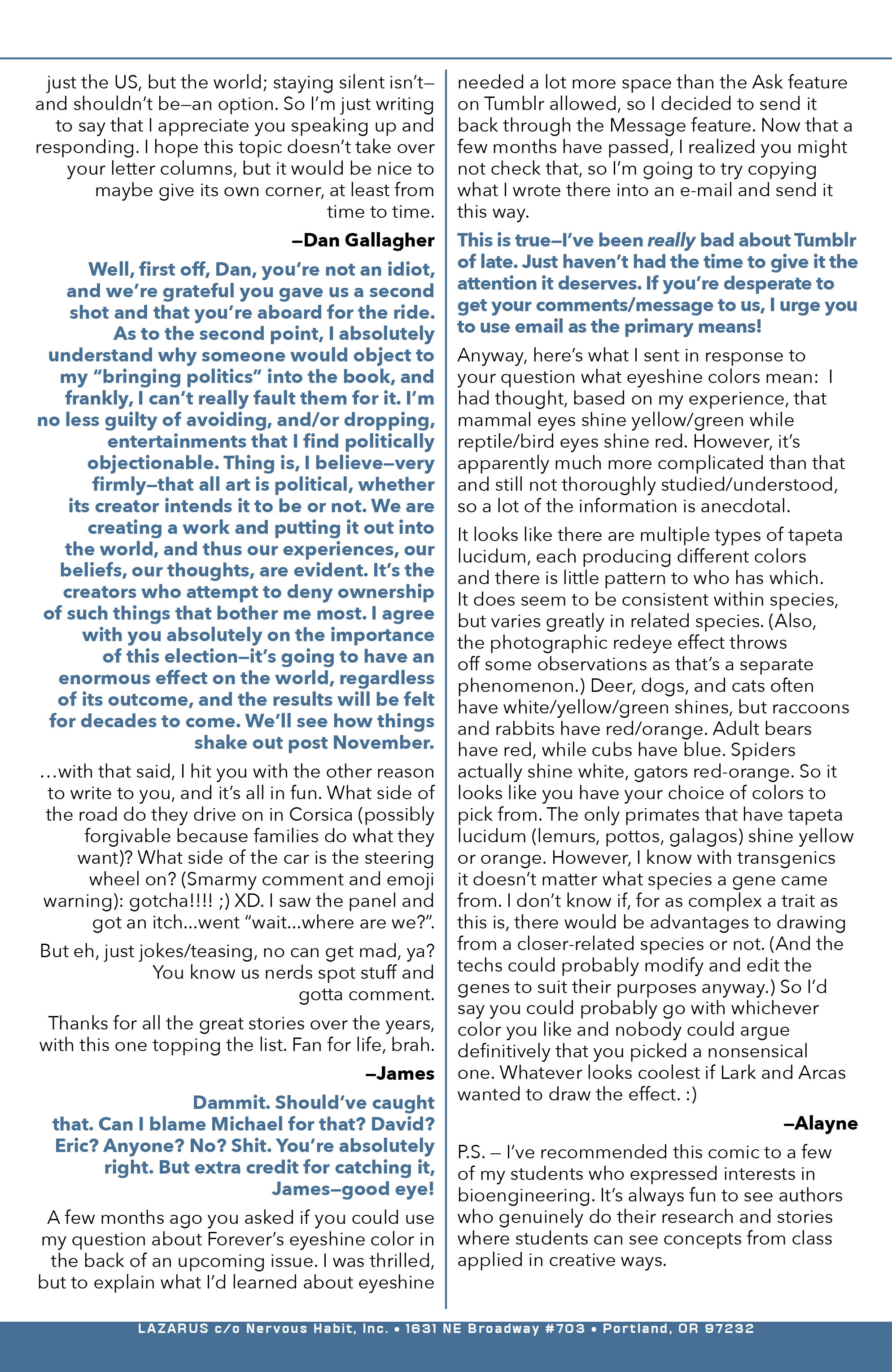 Read online Lazarus (2013) comic -  Issue #25 - 26