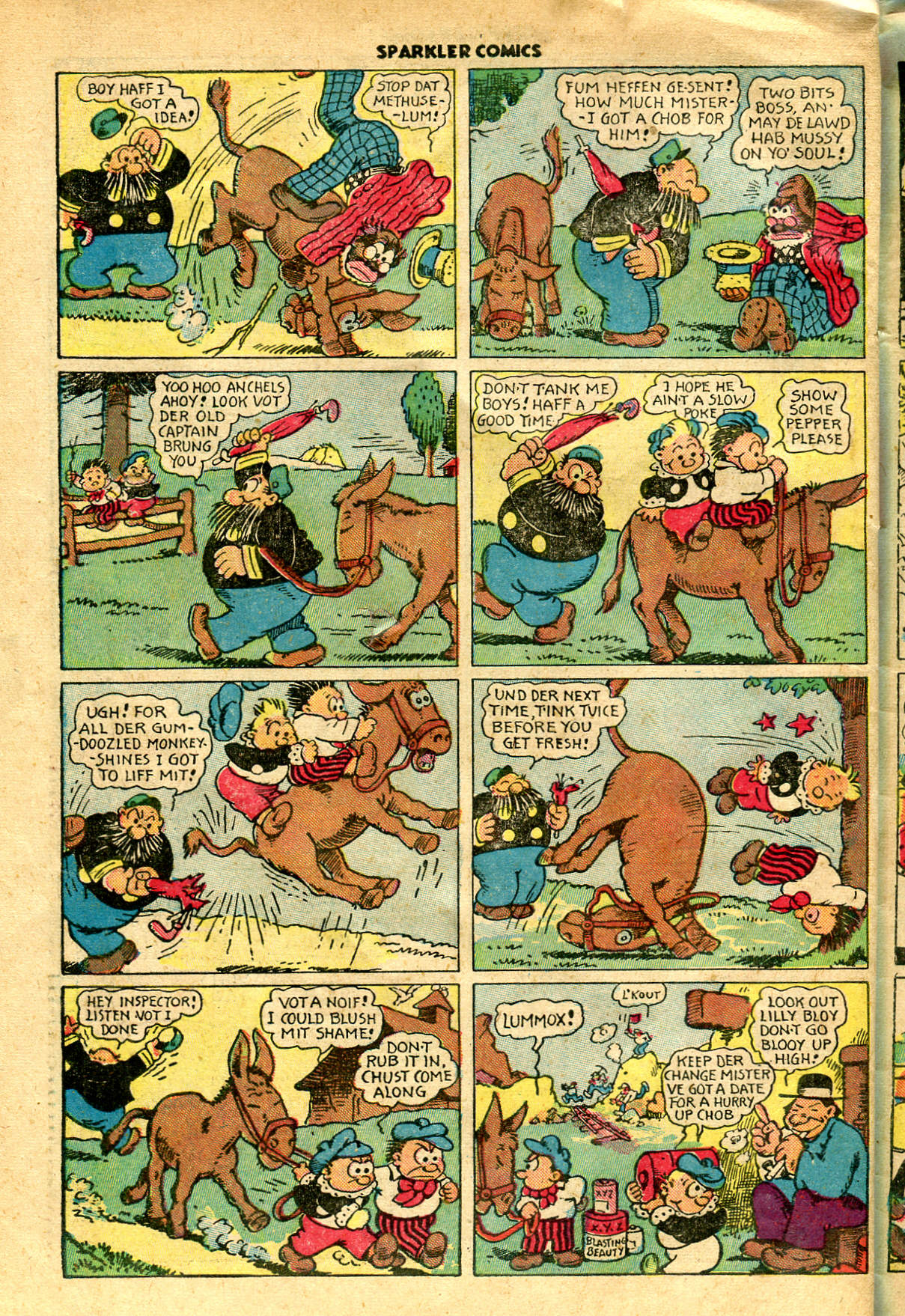 Read online Sparkler Comics comic -  Issue #42 - 42