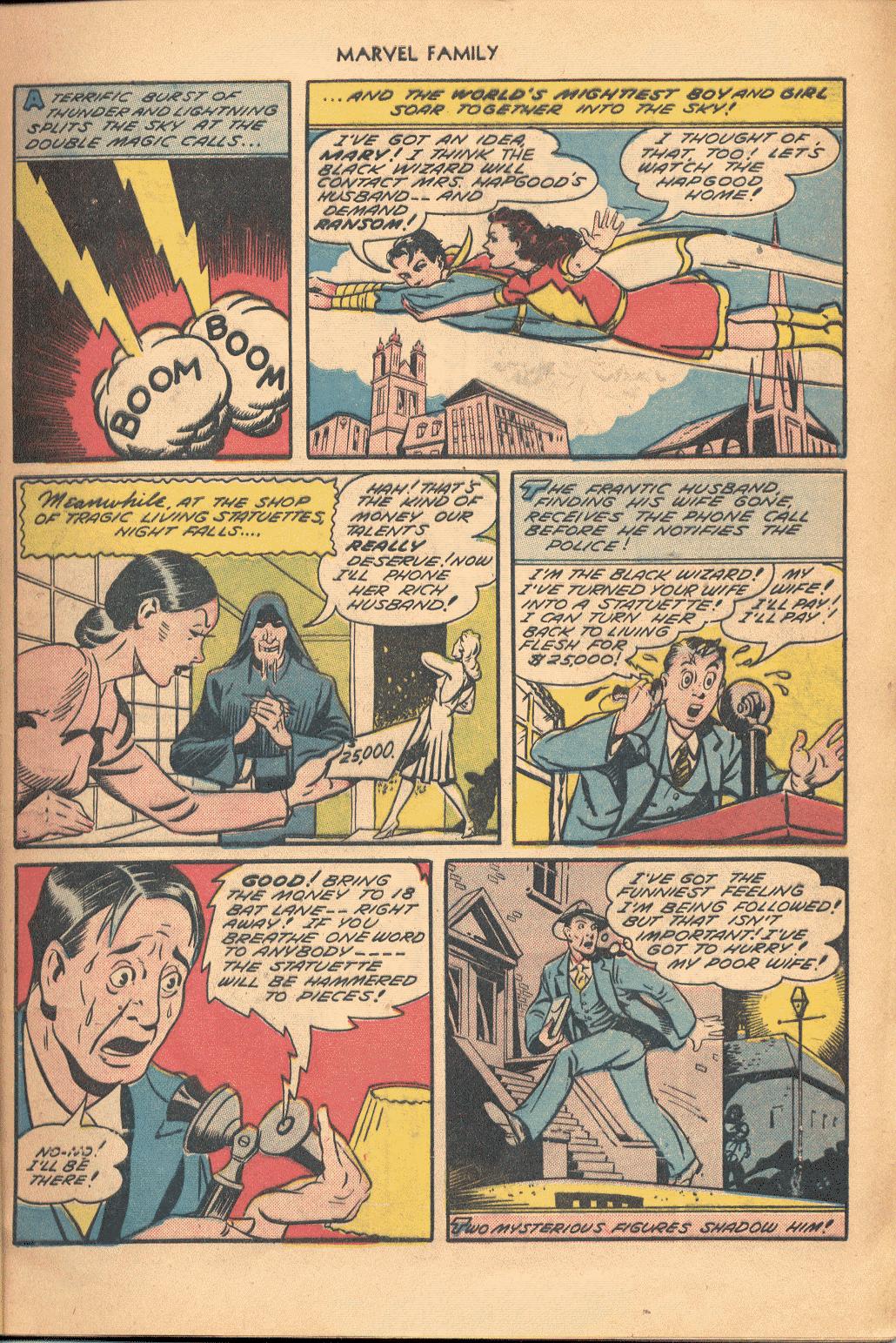 Read online The Marvel Family comic -  Issue #51 - 8