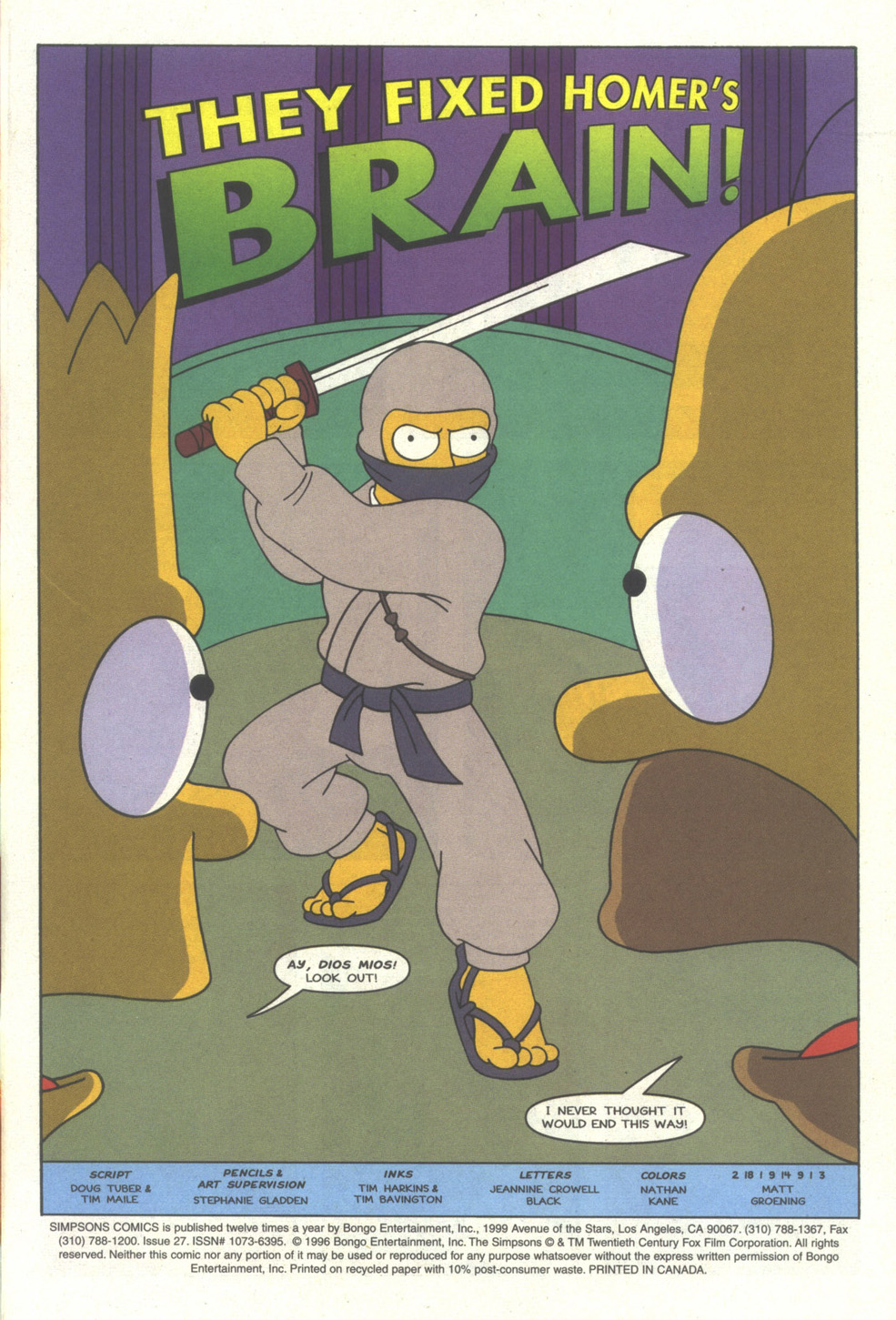Read online Simpsons Comics comic -  Issue #27 - 2
