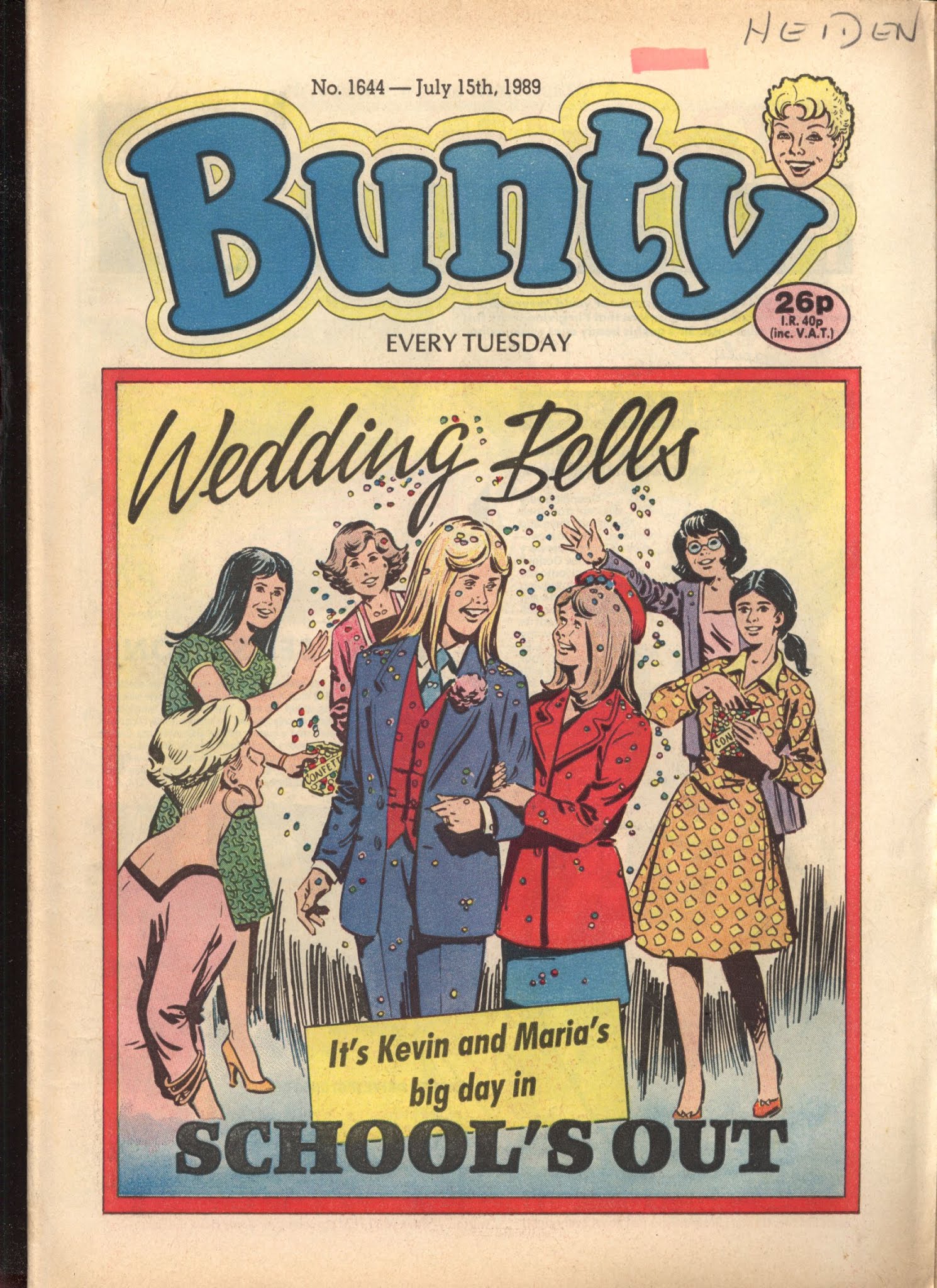 Read online Bunty comic -  Issue #1644 - 1