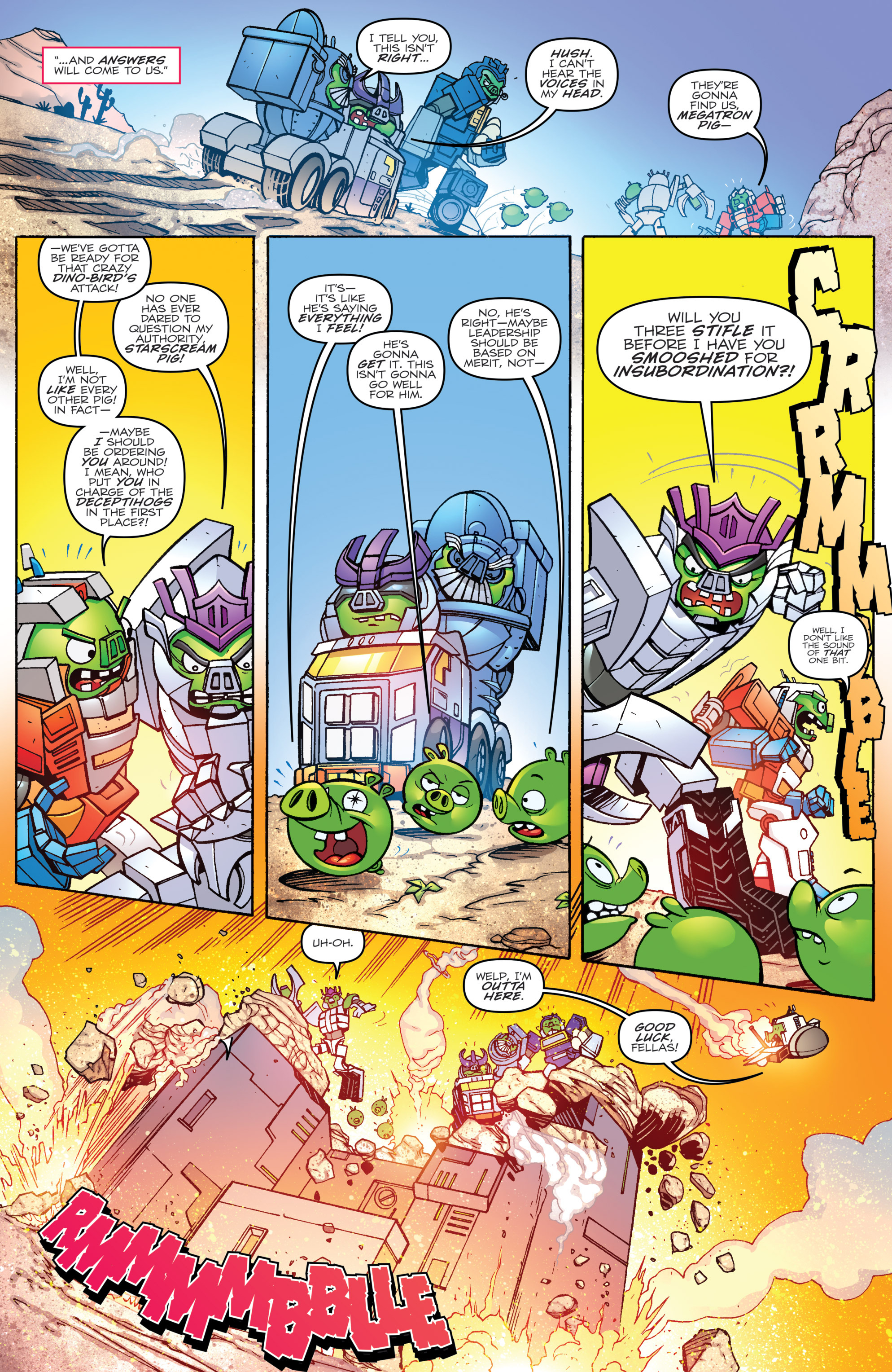 Read online Angry Birds Transformers comic -  Issue #2 - 10