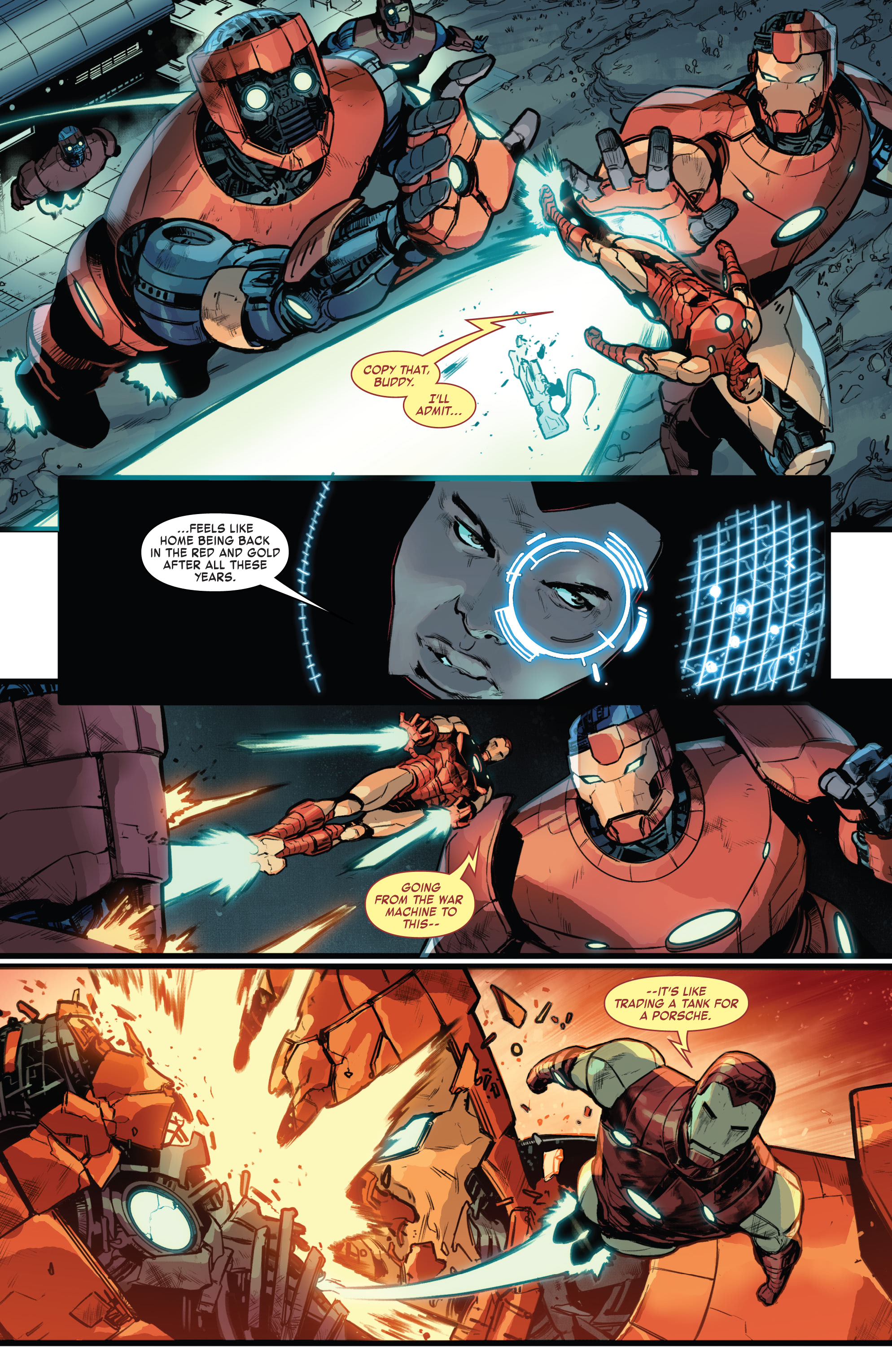 Read online The Invincible Iron Man (2022) comic -  Issue #7 - 9