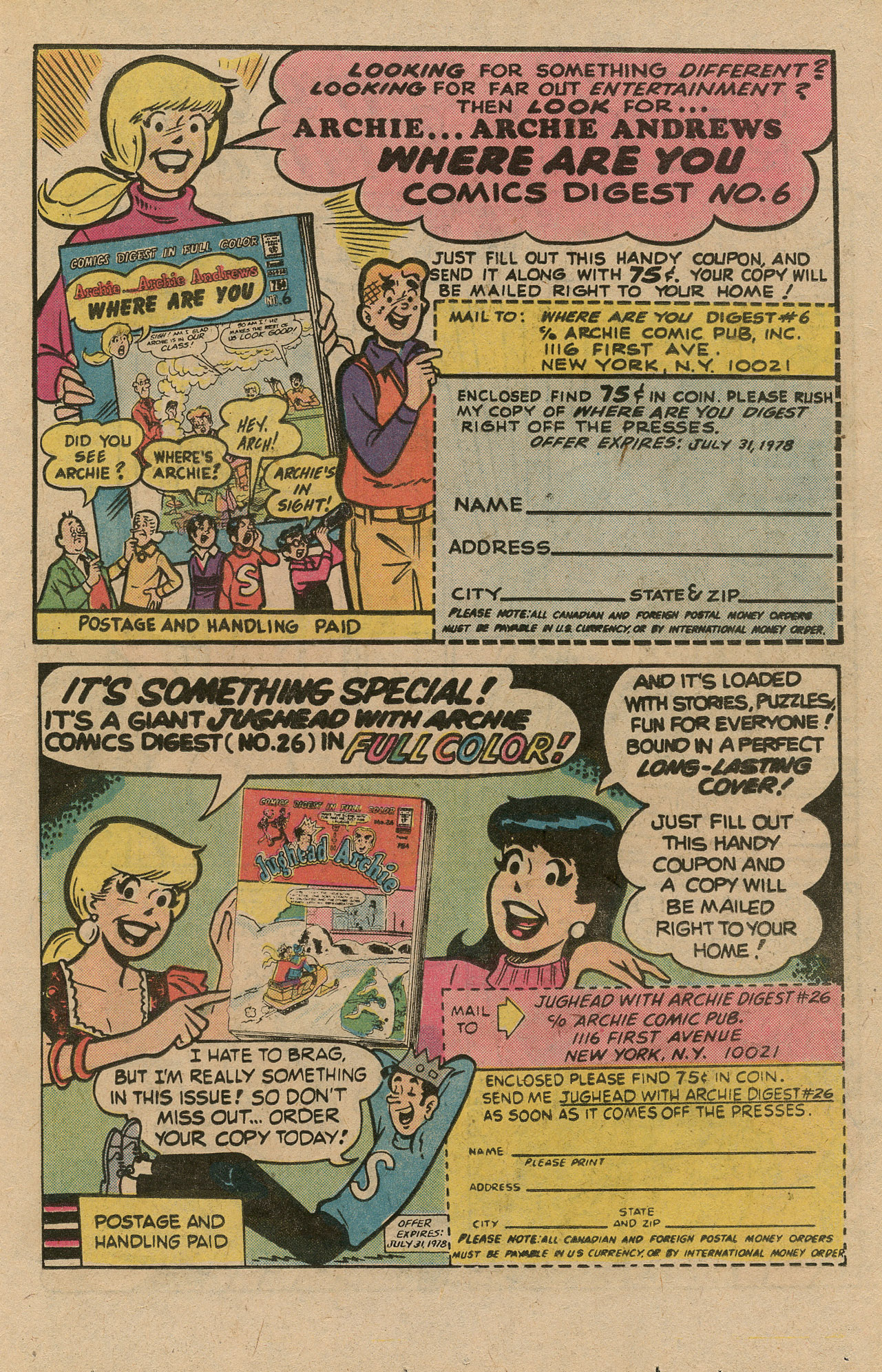 Read online Archie's TV Laugh-Out comic -  Issue #57 - 13