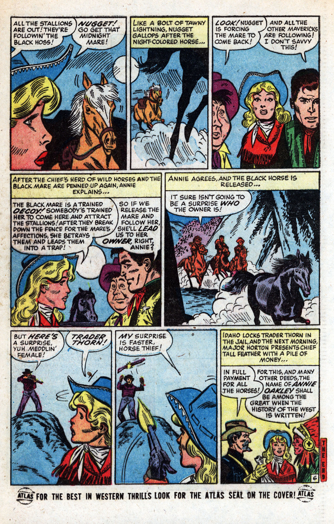 Read online Annie Oakley comic -  Issue #8 - 16