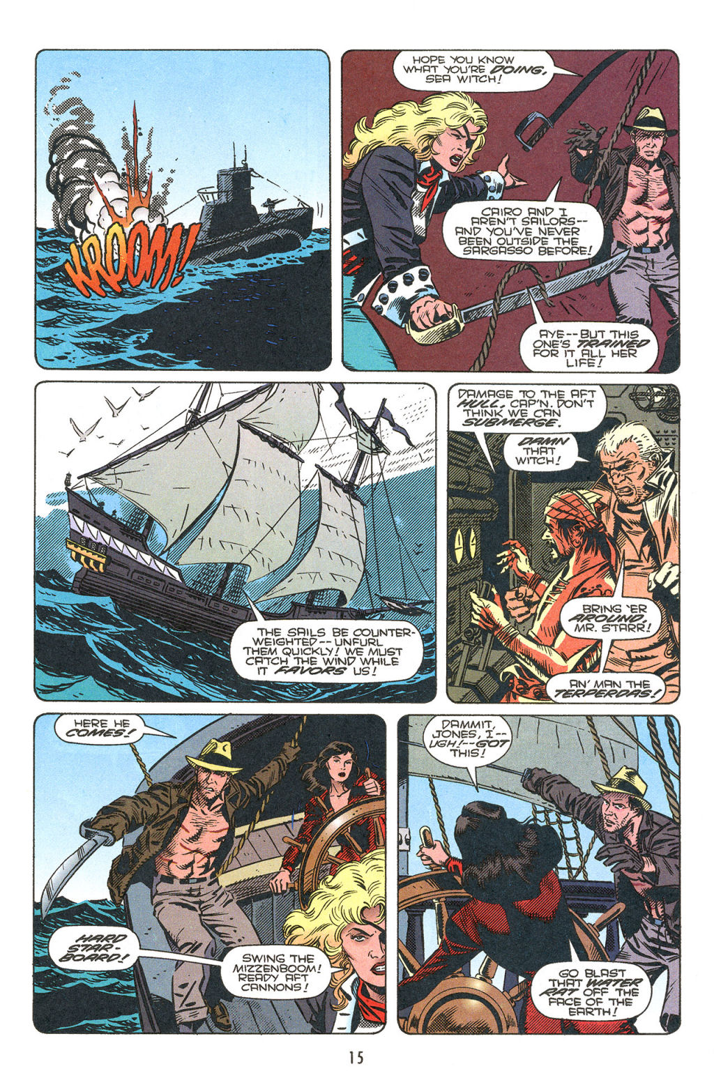 Read online Indiana Jones and the Sargasso Pirates comic -  Issue #4 - 17