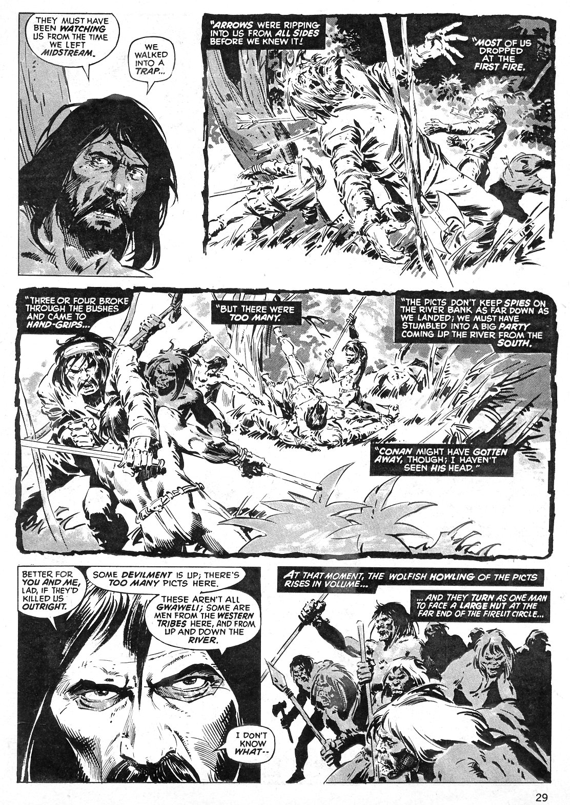Read online The Savage Sword Of Conan comic -  Issue #26 - 29