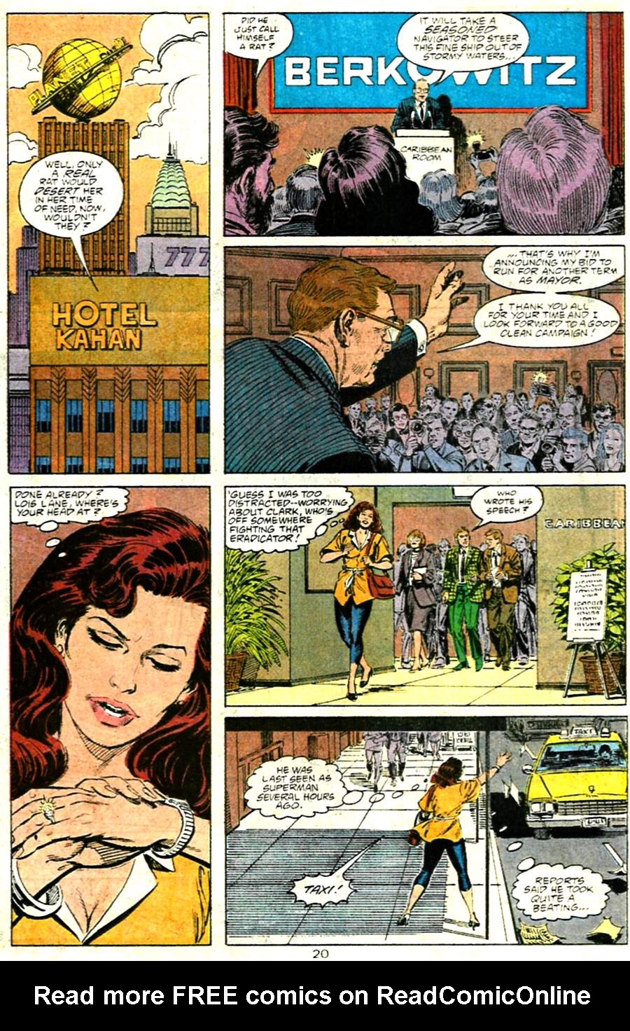 Read online Adventures of Superman (1987) comic -  Issue #480 - 20