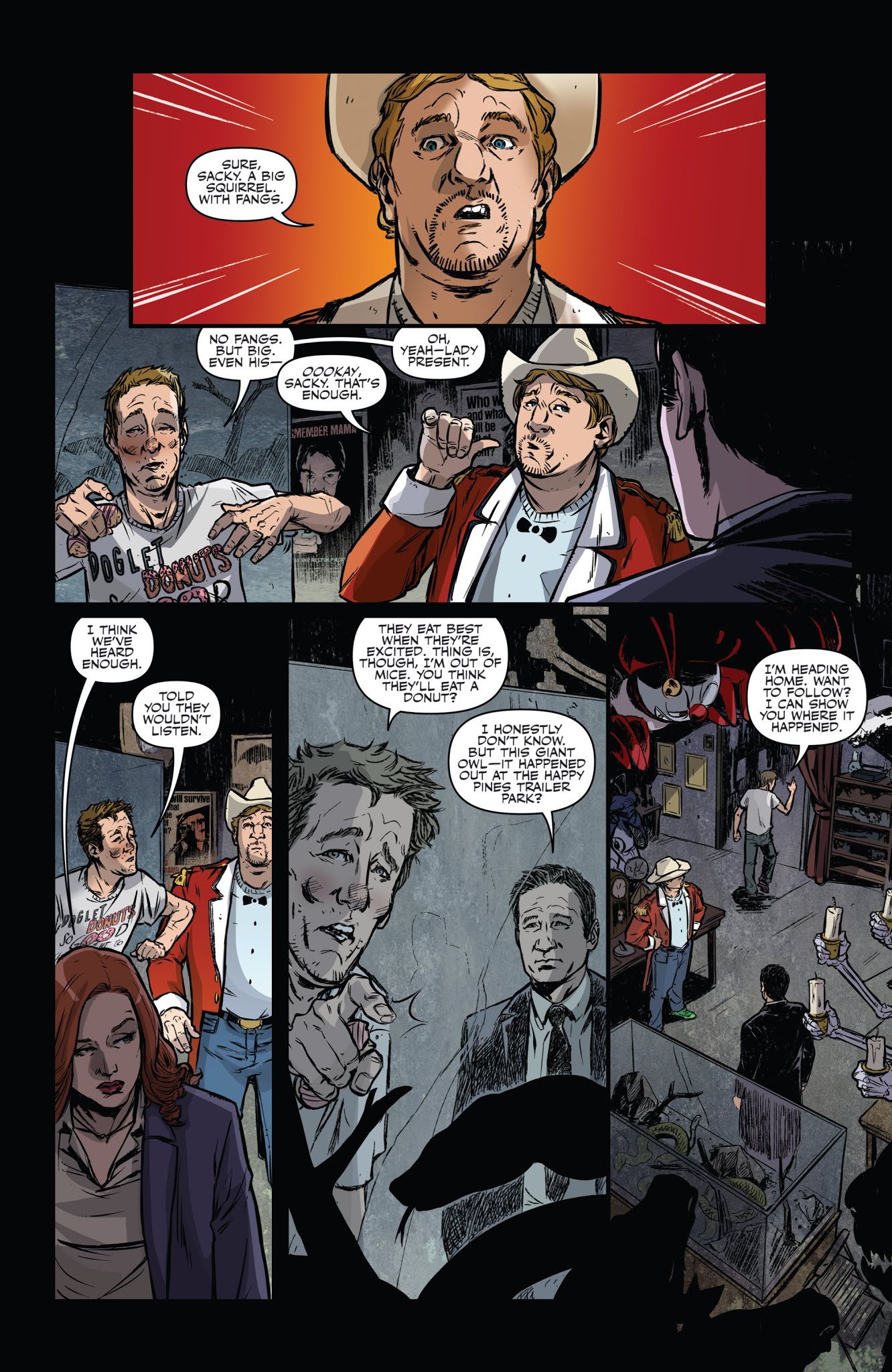 Read online The X-Files: Case Files-Hoot Goes There? comic -  Issue #1 - 12