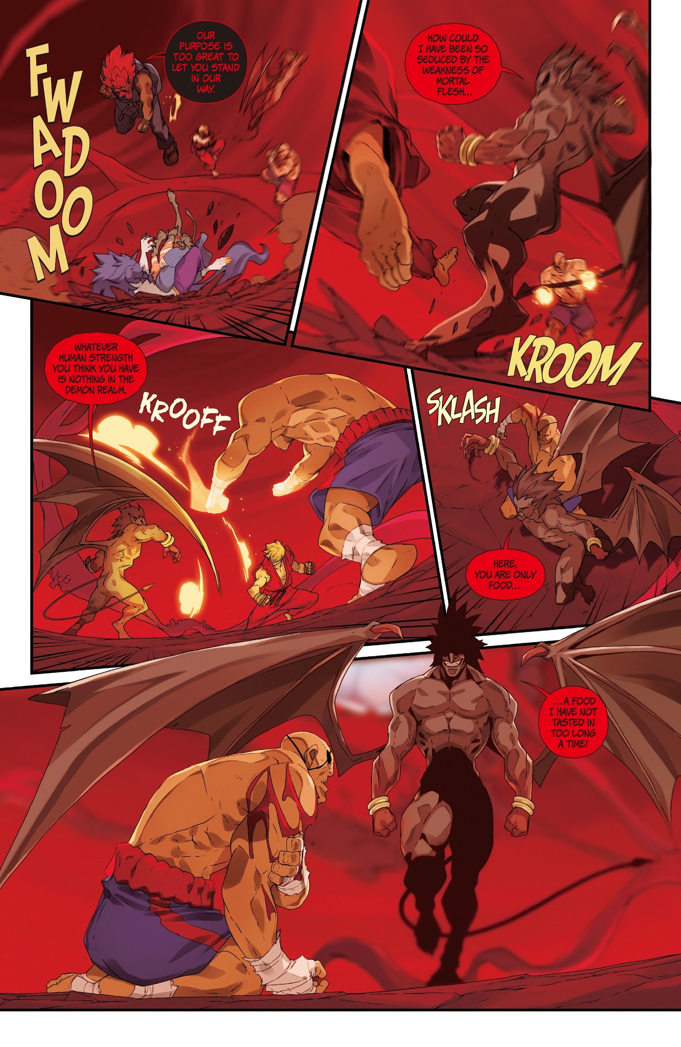 Read online Street Fighter VS Darkstalkers comic -  Issue #7 - 4