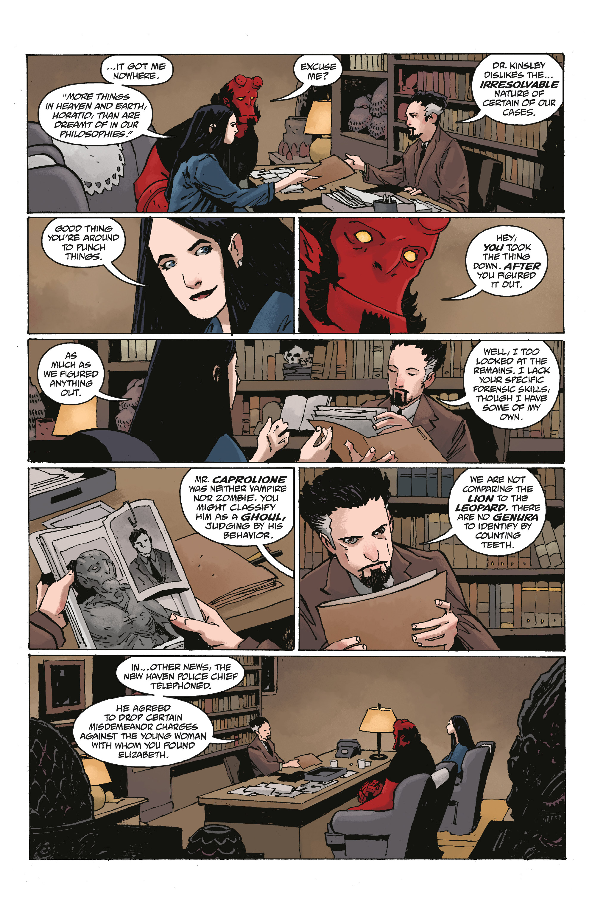 Read online Hellboy and the B.P.R.D.: Saturn Returns comic -  Issue #3 - 23