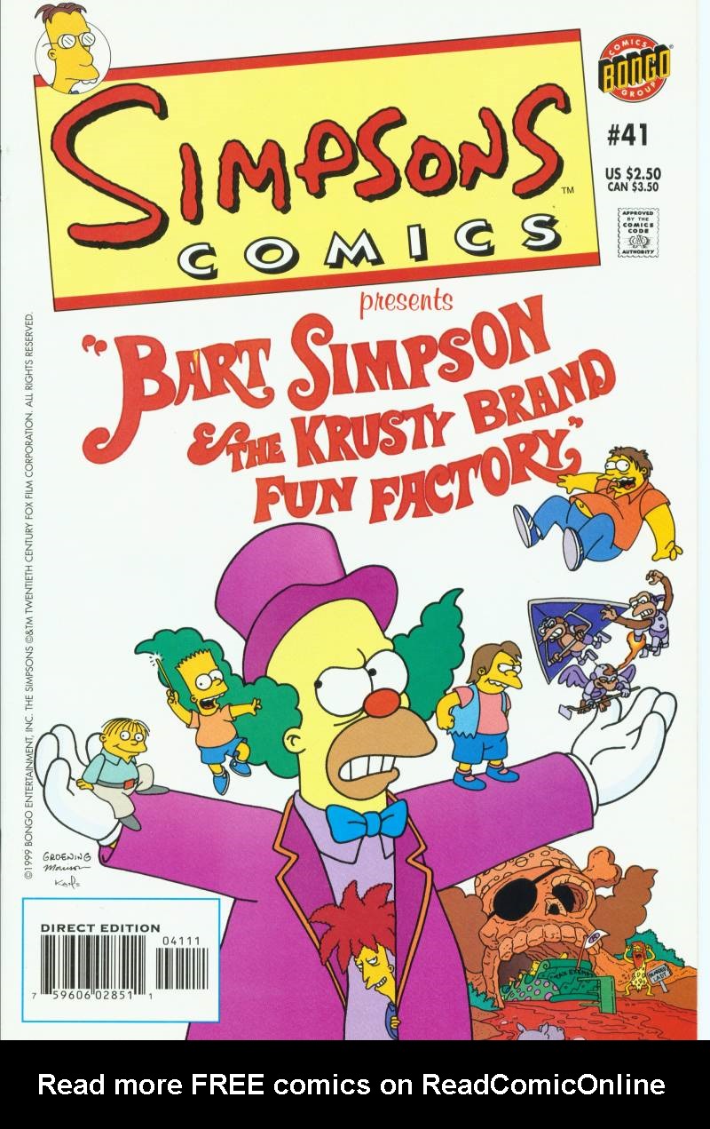 Read online Simpsons Comics comic -  Issue #41 - 1