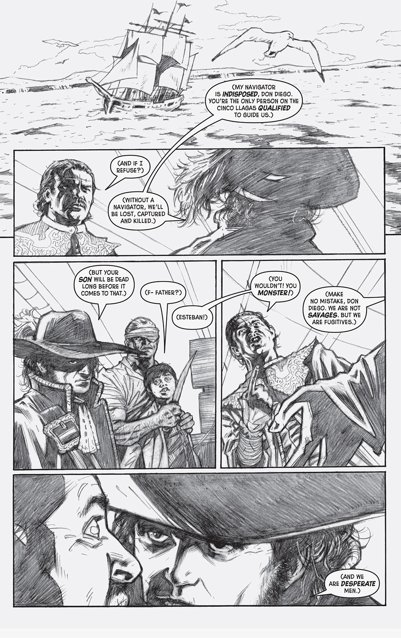 Read online Captain Blood: Odyssey comic -  Issue #2 - 4
