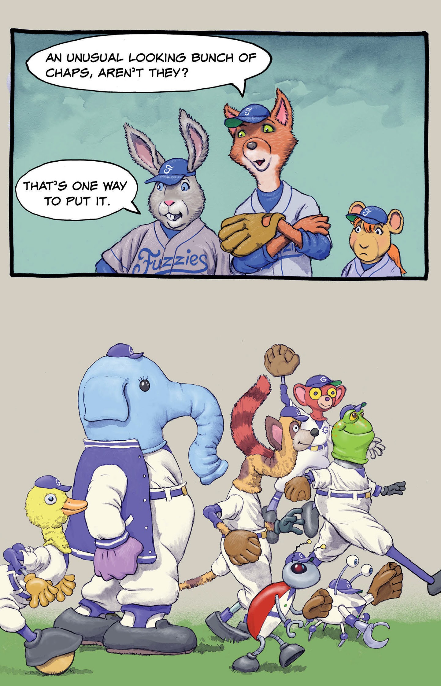 Read online Fuzzy Baseball comic -  Issue #3 - 7