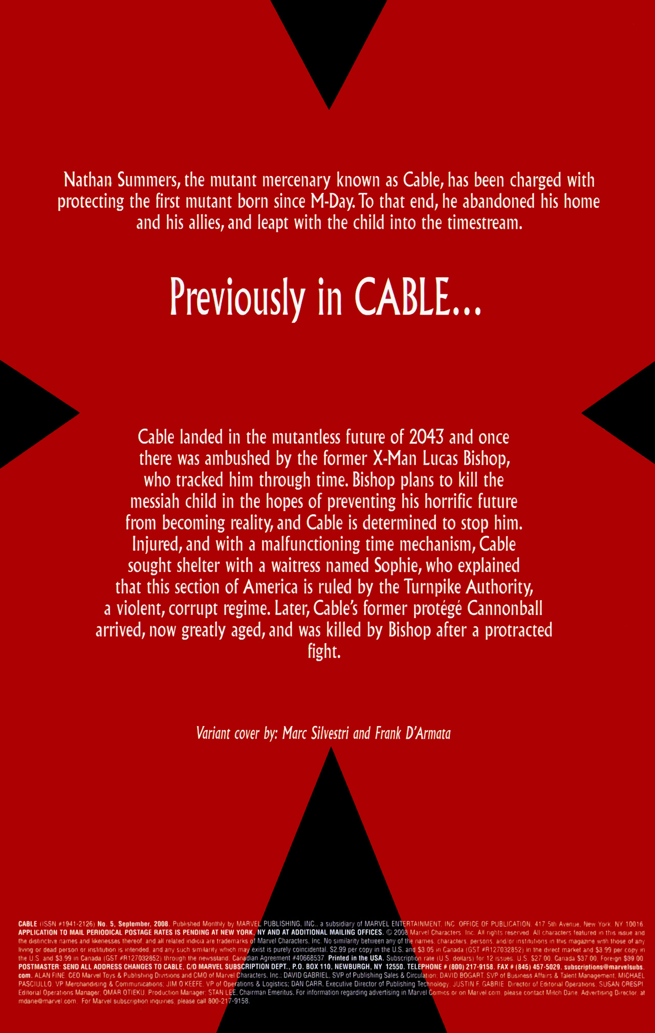 Read online Cable (2008) comic -  Issue #5 - 3