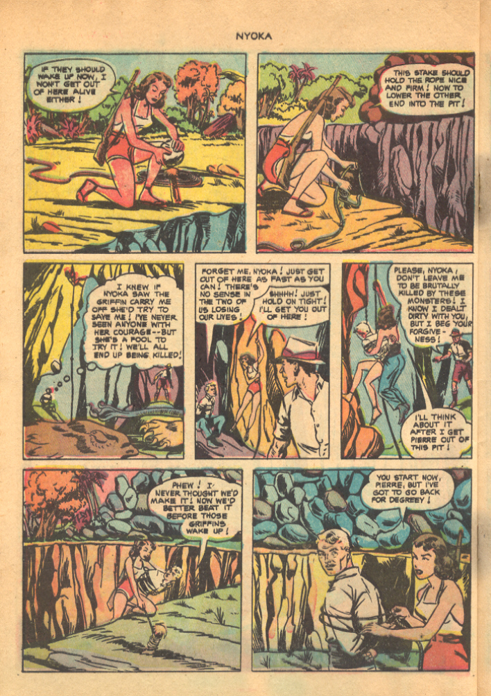 Read online Nyoka the Jungle Girl (1945) comic -  Issue #75 - 28