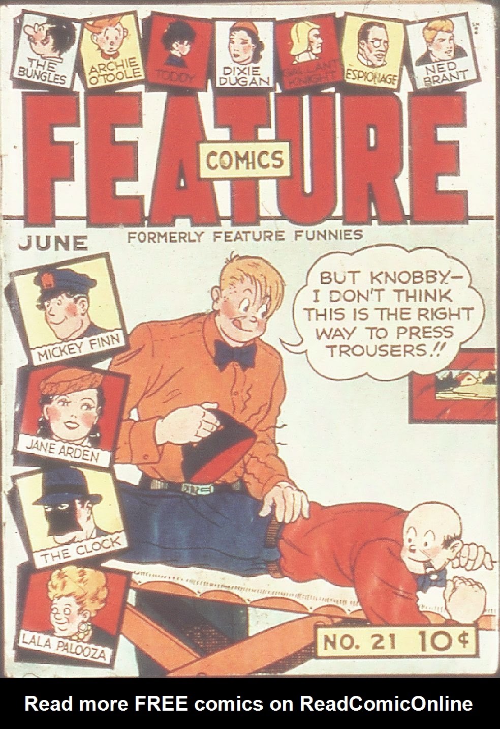 Read online Feature Comics comic -  Issue #21 - 1