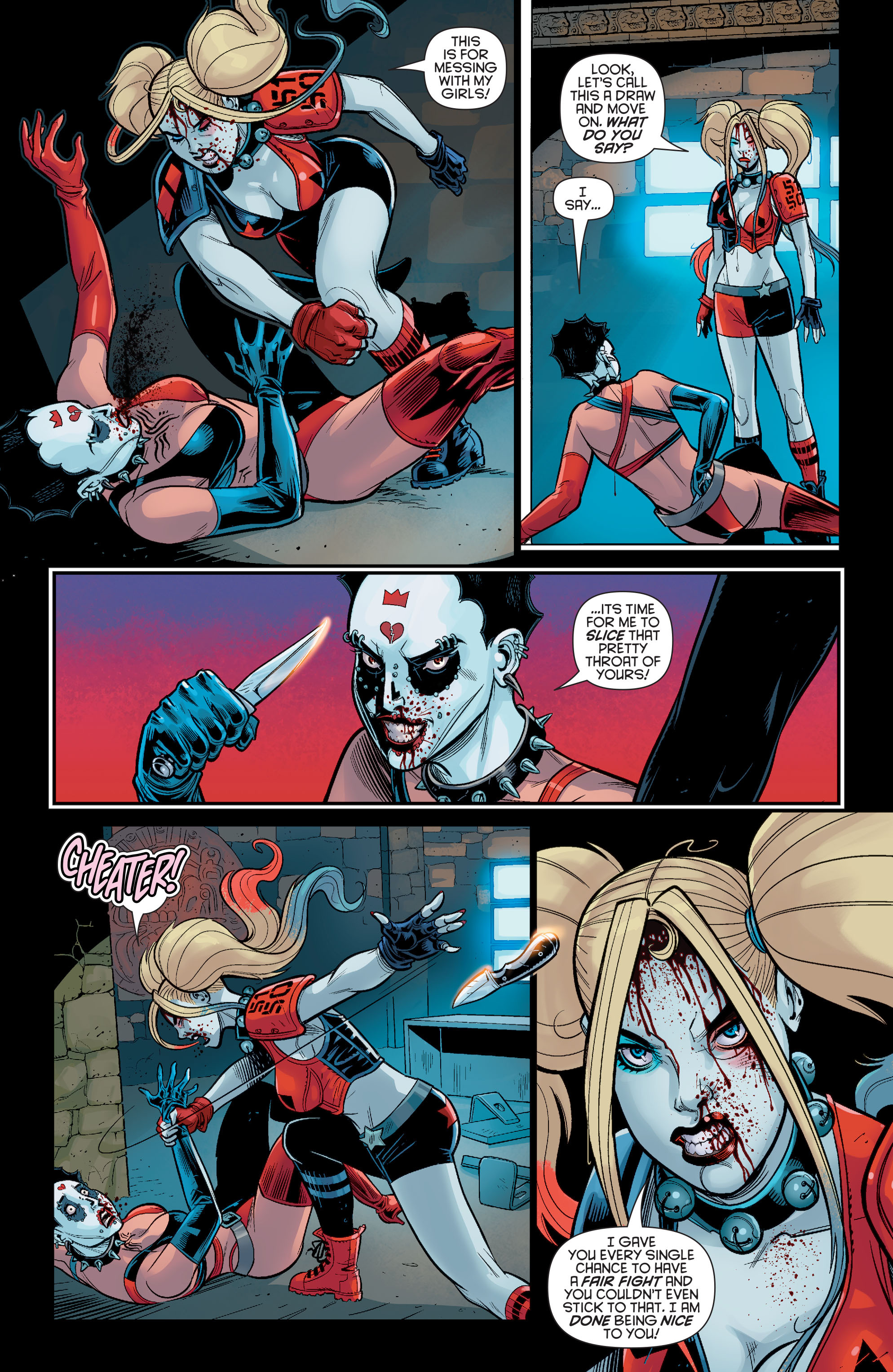 Read online Harley Quinn And Her Gang Of Harleys comic -  Issue #6 - 16