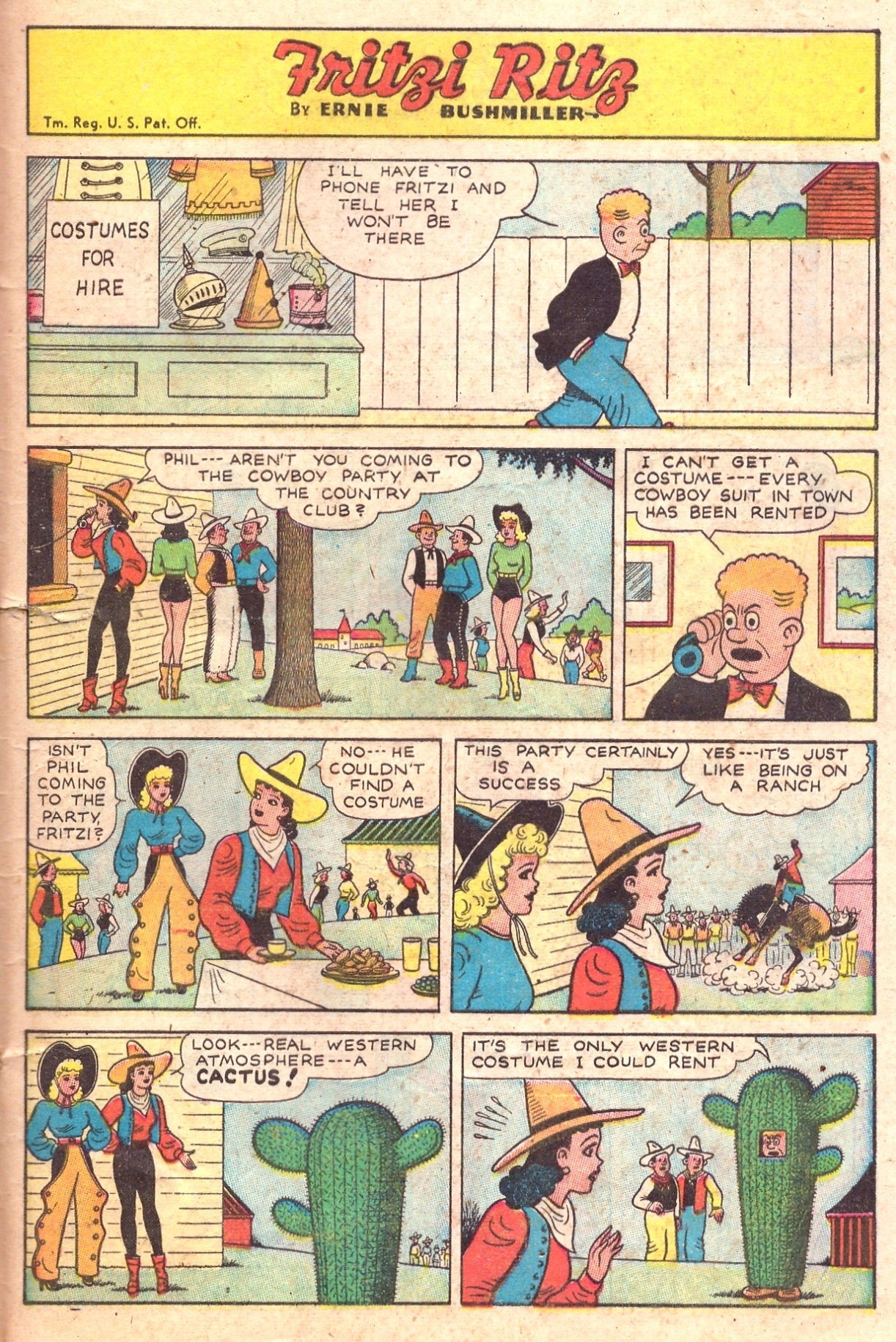 Read online Fritzi Ritz (1948) comic -  Issue #1 - 21