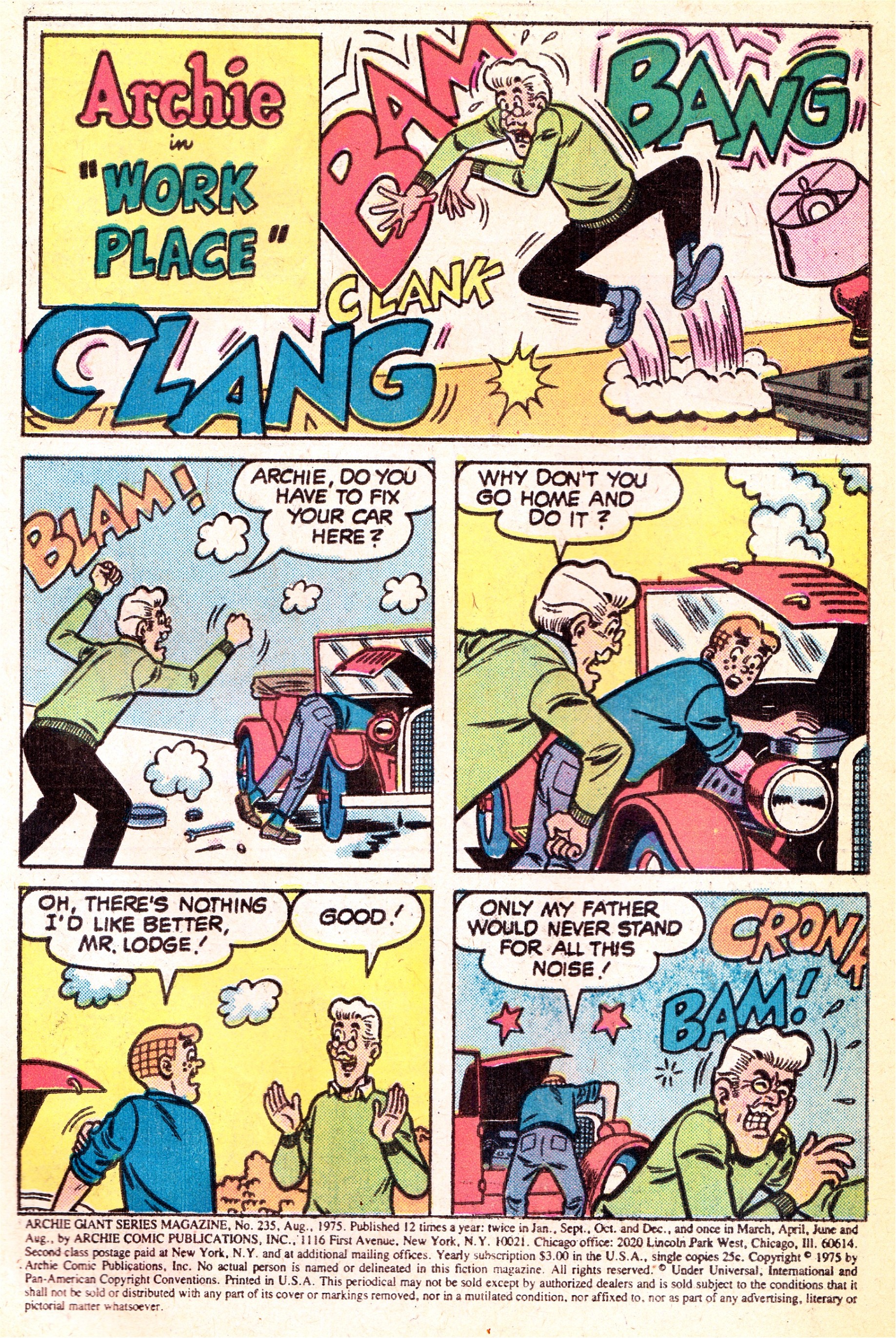 Read online Archie Giant Series Magazine comic -  Issue #235 - 3