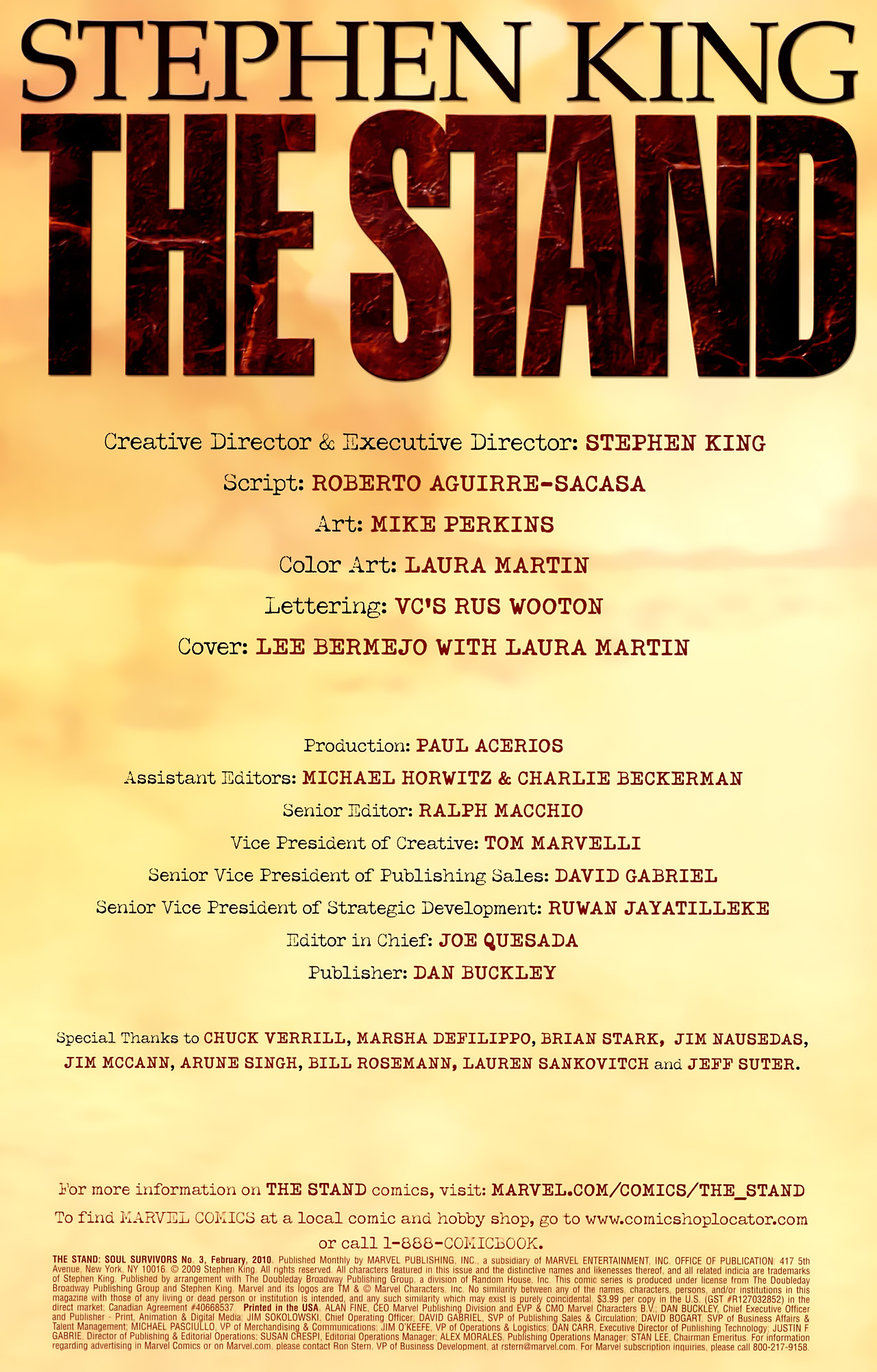 Read online The Stand: Soul Survivors comic -  Issue #3 - 2