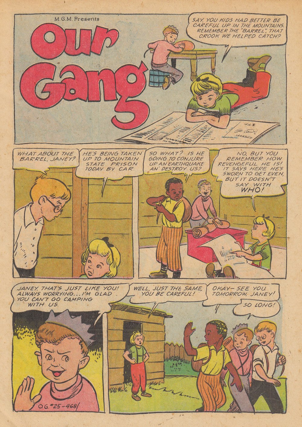 Read online Our Gang Comics comic -  Issue #25 - 3