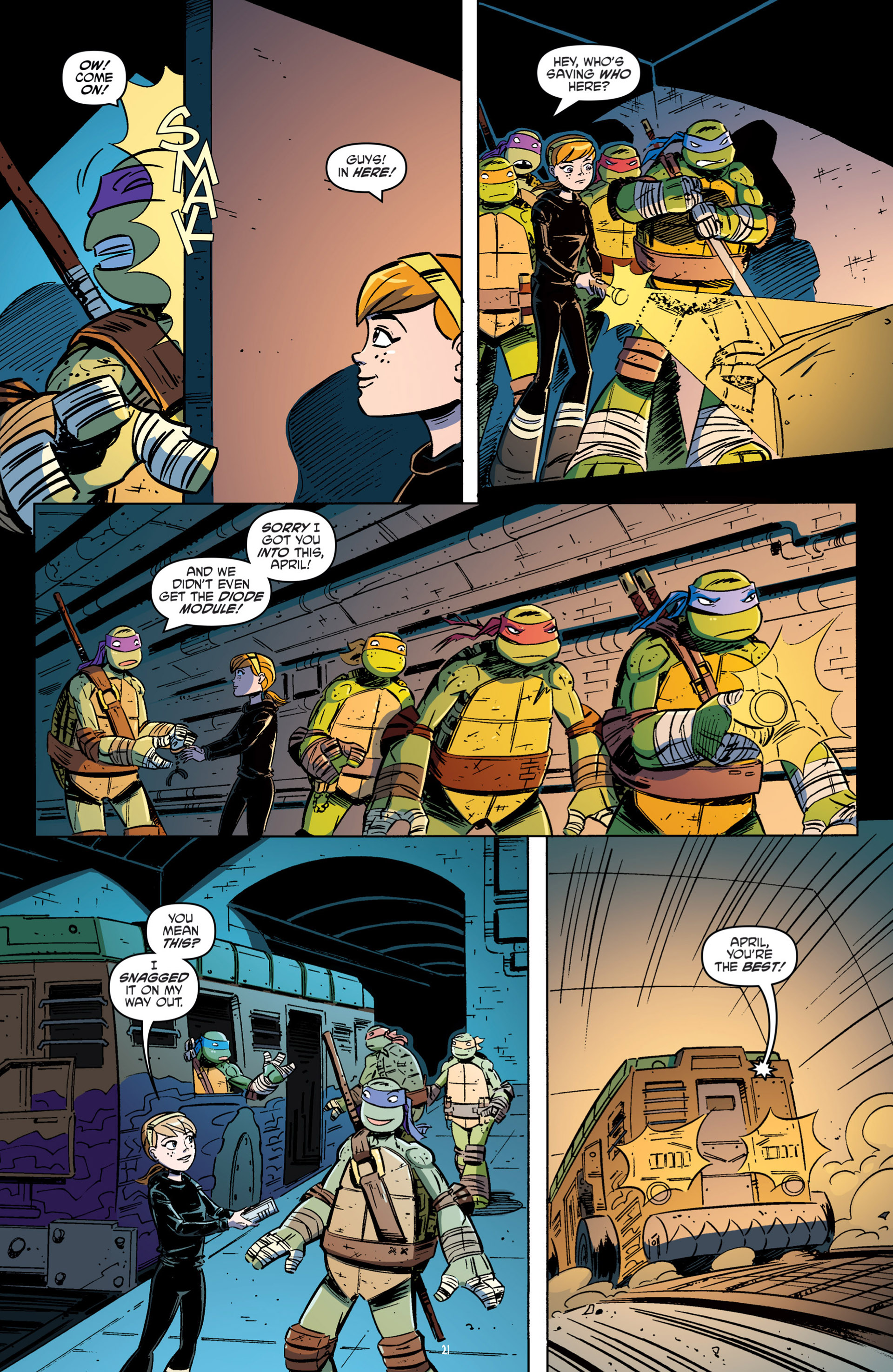 Read online Teenage Mutant Ninja Turtles New Animated Adventures comic -  Issue #1 - 23