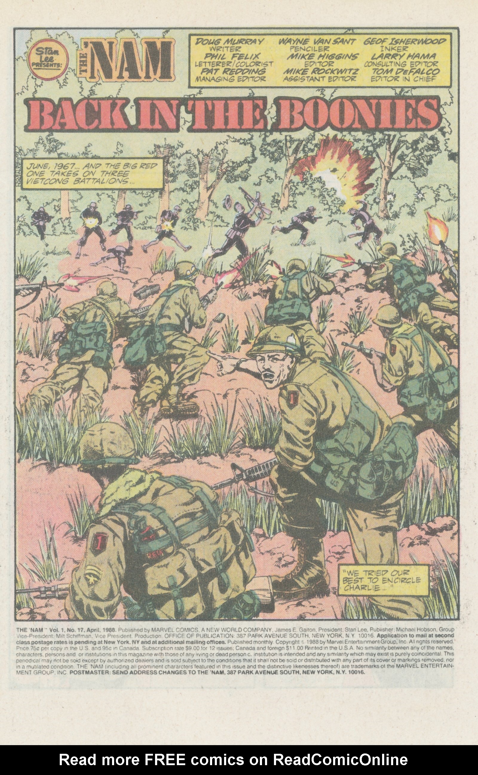 Read online The 'Nam comic -  Issue #17 - 3