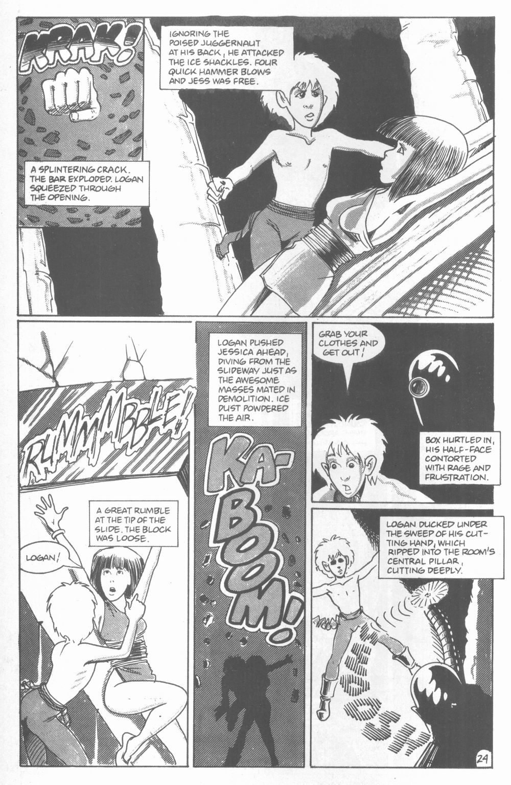 Read online Logan's Run (1990) comic -  Issue #3 - 26