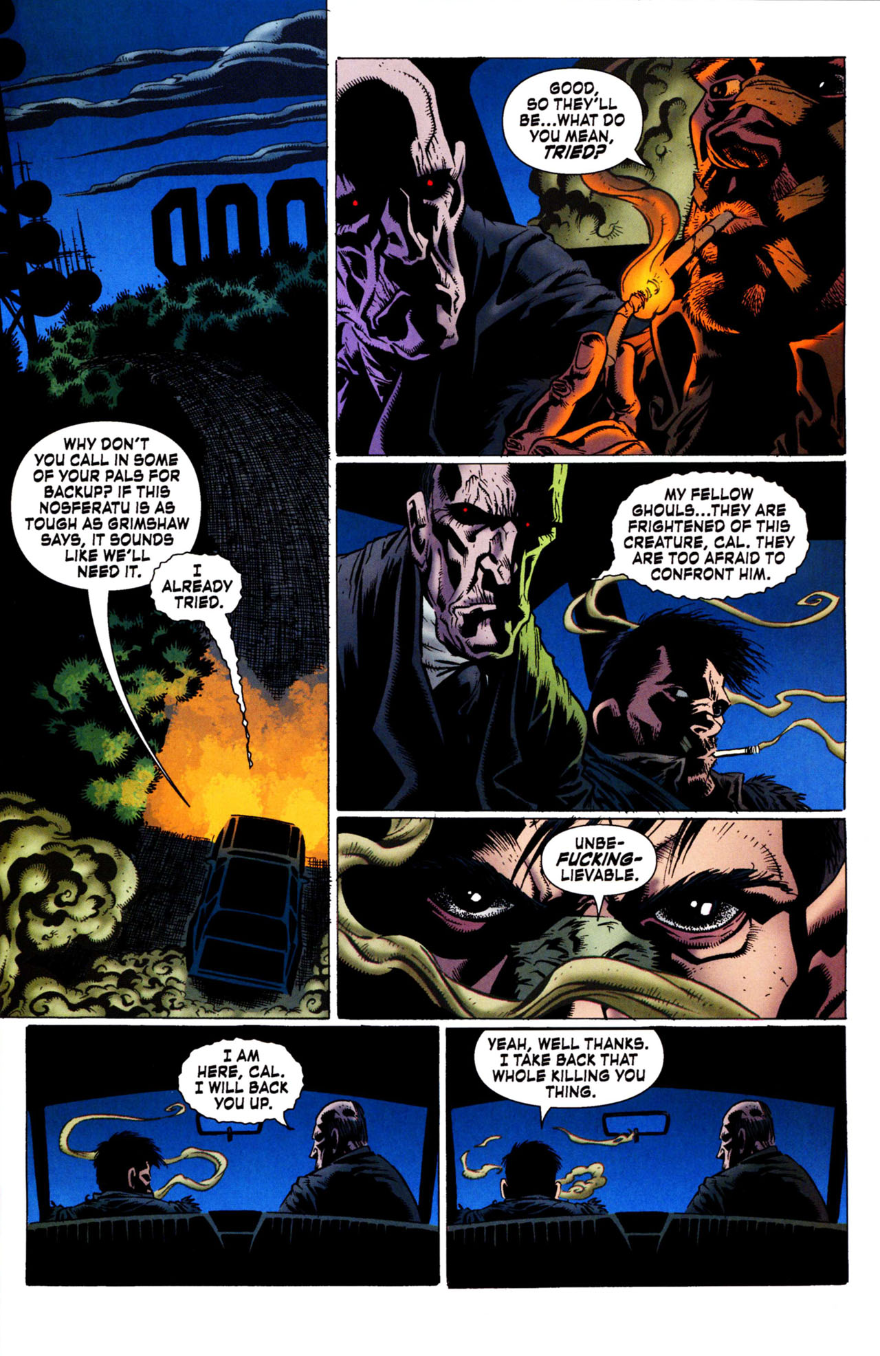 Read online Criminal Macabre: Two Red Eyes comic -  Issue #4 - 5