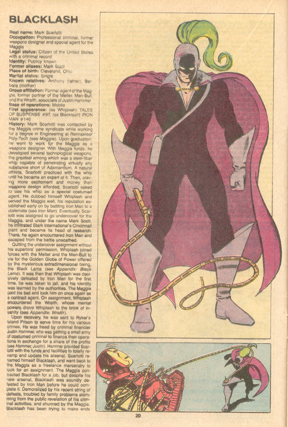 Read online The Official Handbook of the Marvel Universe Deluxe Edition comic -  Issue #2 - 22