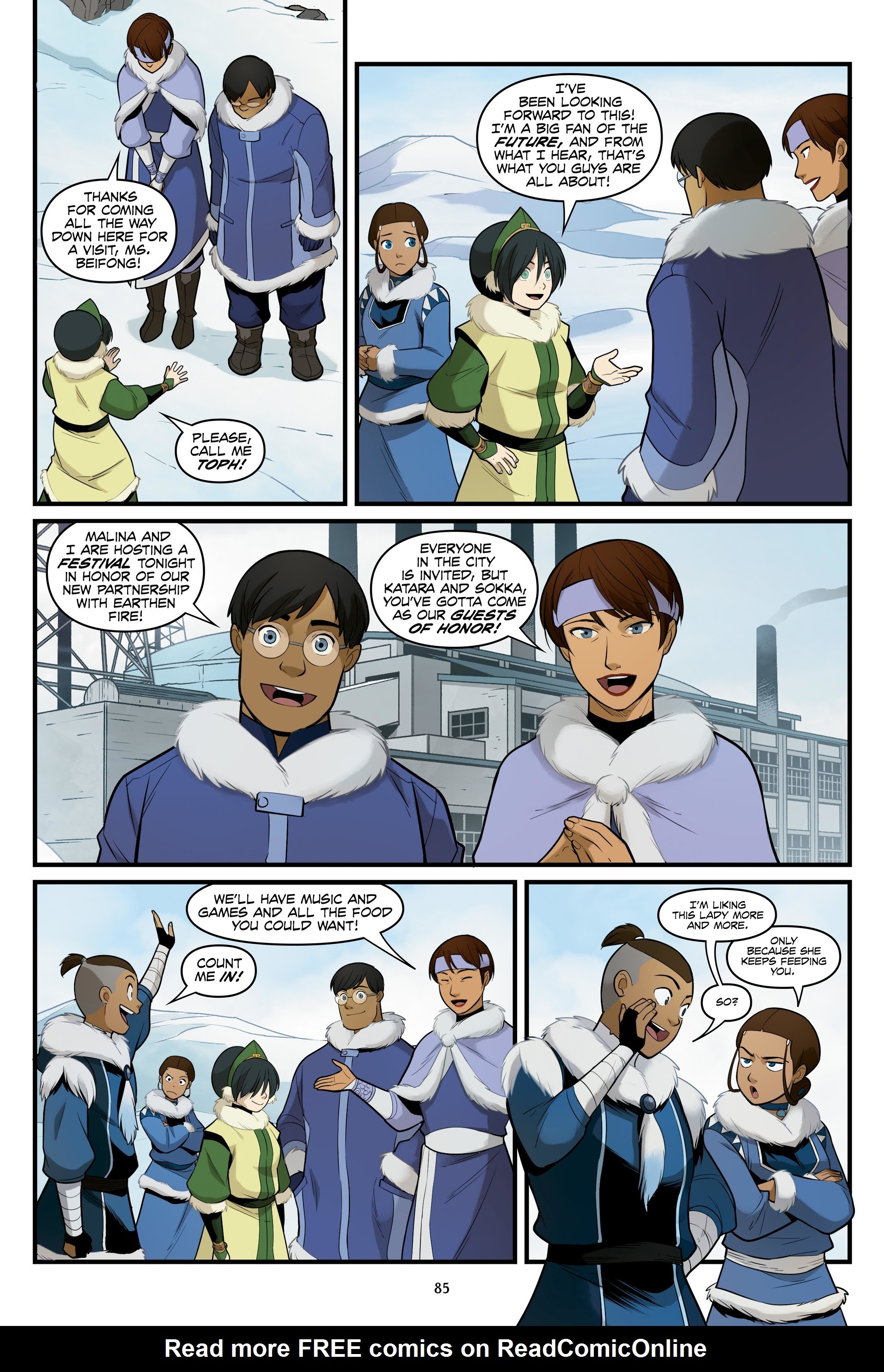 Read online Avatar: The Last Airbender--North and South Omnibus comic -  Issue # TPB (Part 1) - 84