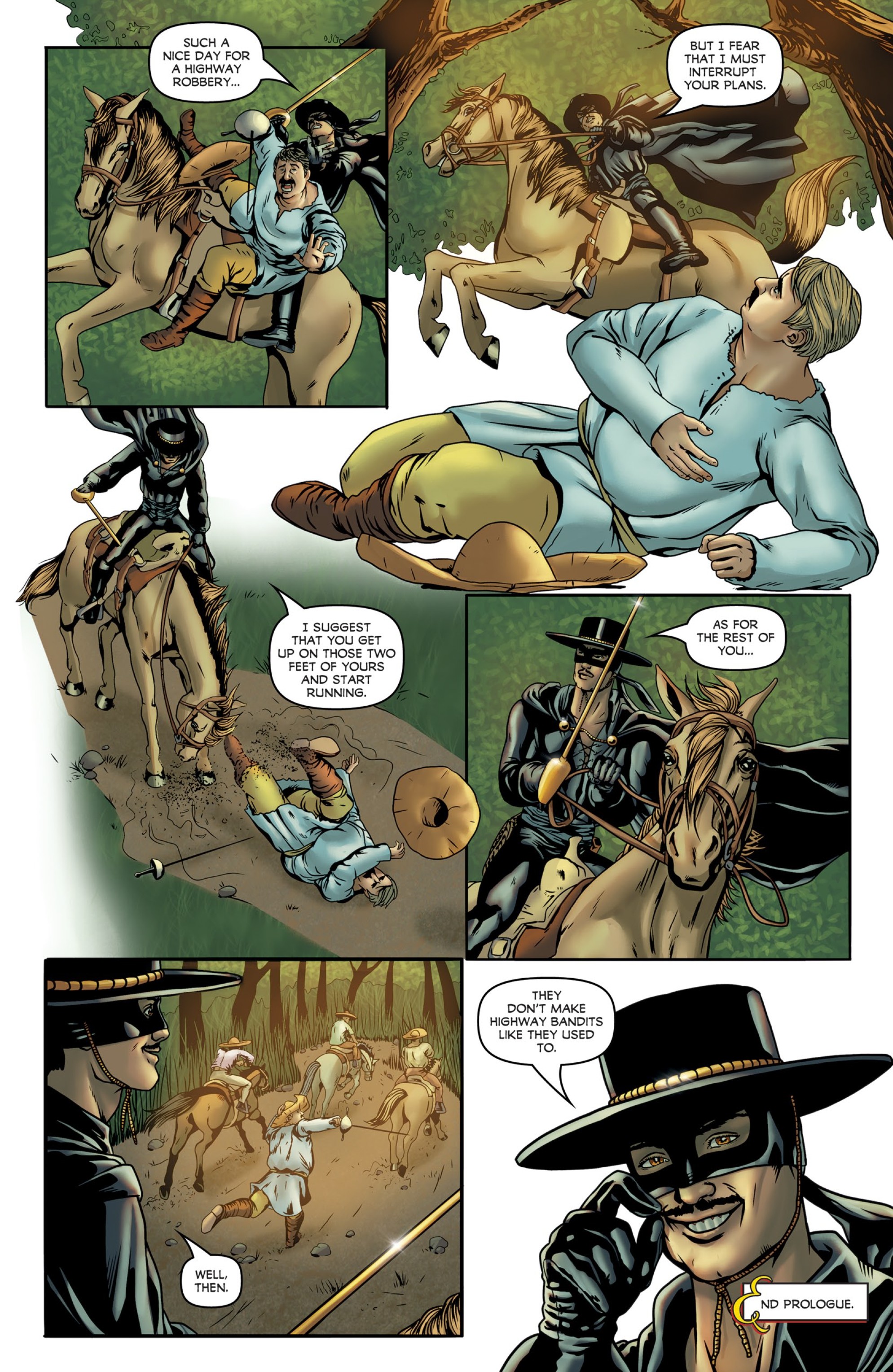 Read online Zorro: Sacrilege comic -  Issue #1 - 4