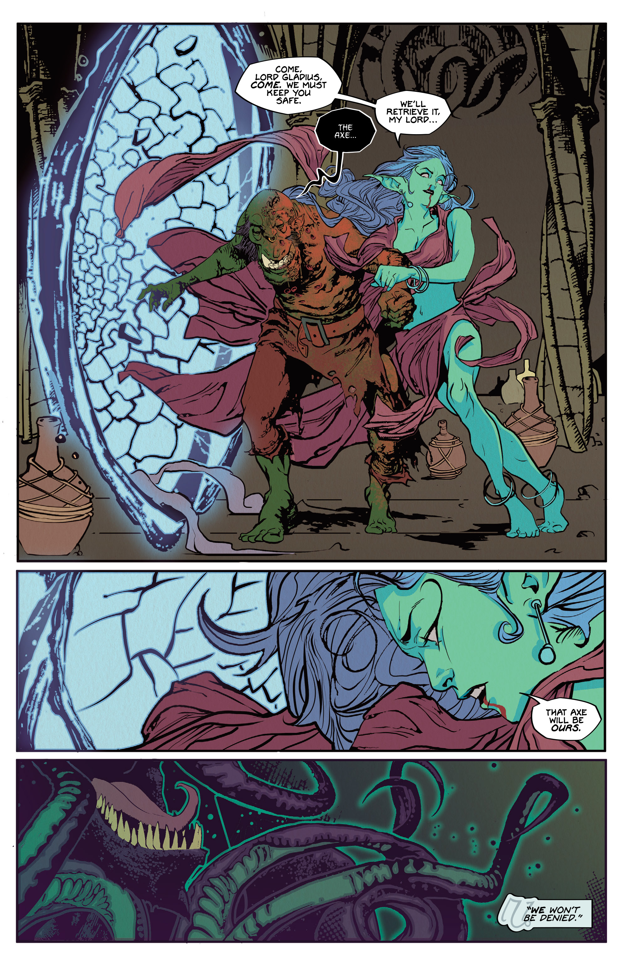 Read online Barbaric: Axe to Grind comic -  Issue #3 - 34