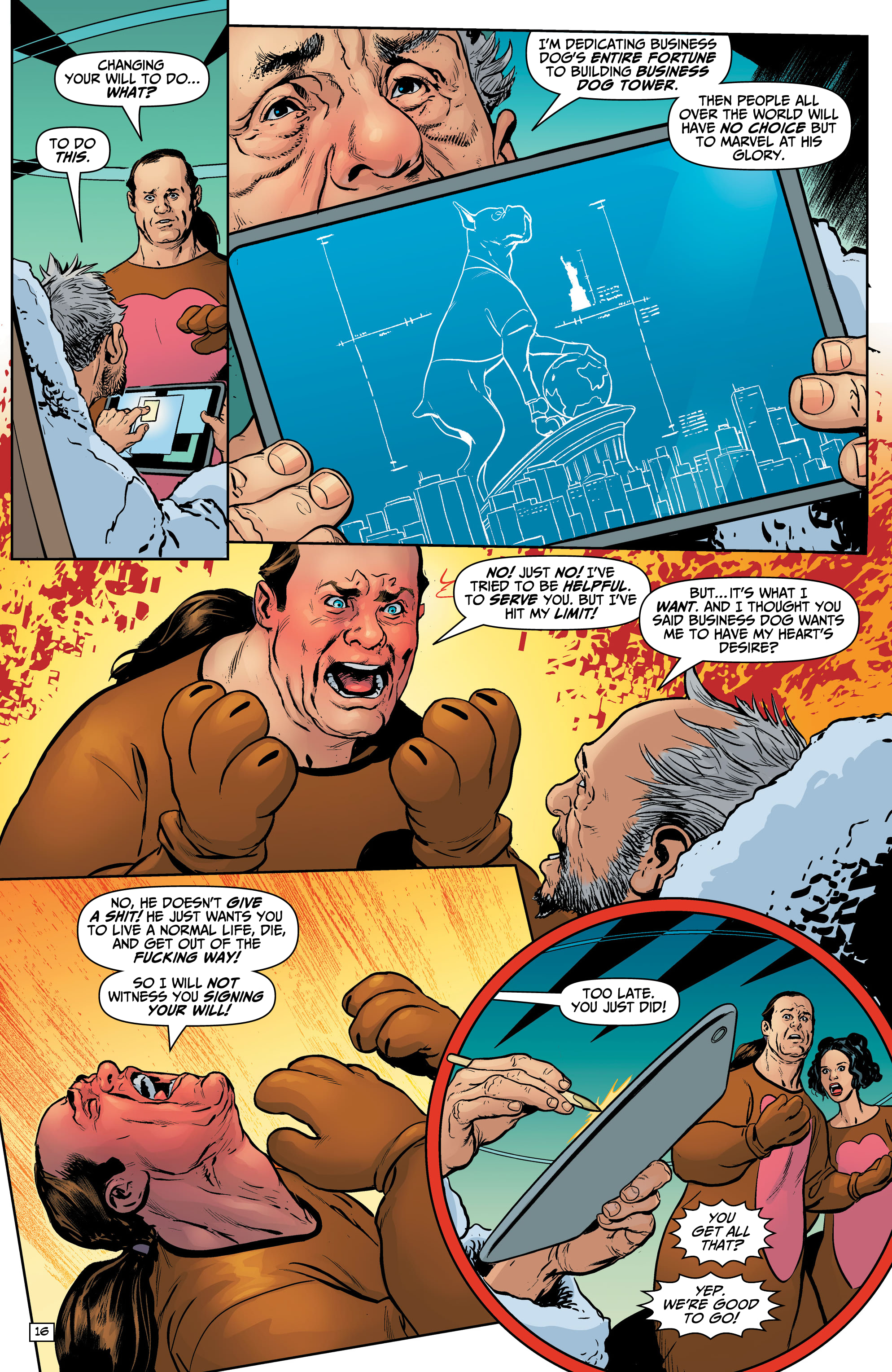 Read online Billionaire Island: Cult of Dogs comic -  Issue #6 - 18