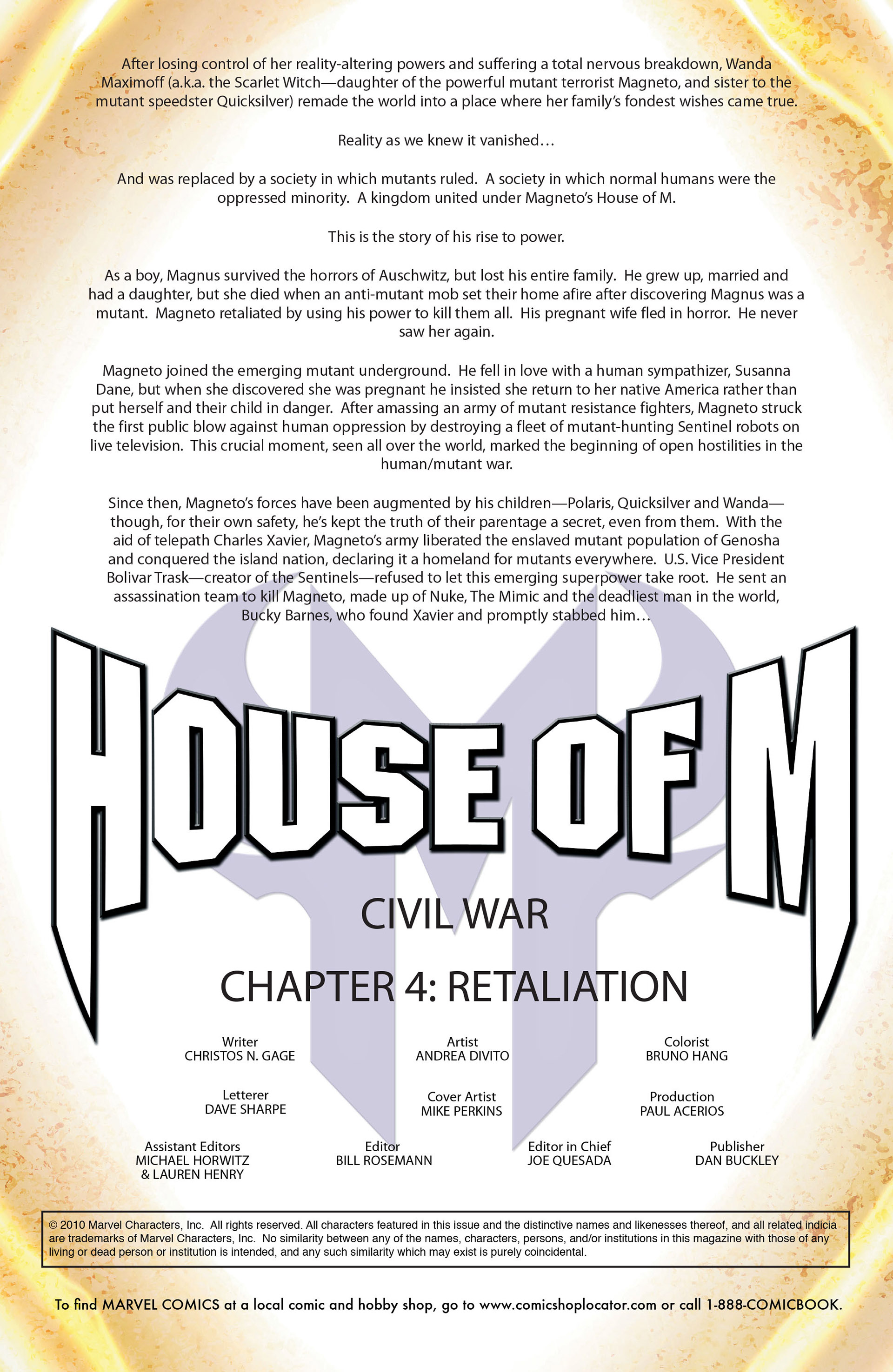 Read online Civil War: House Of M comic -  Issue #4 - 2