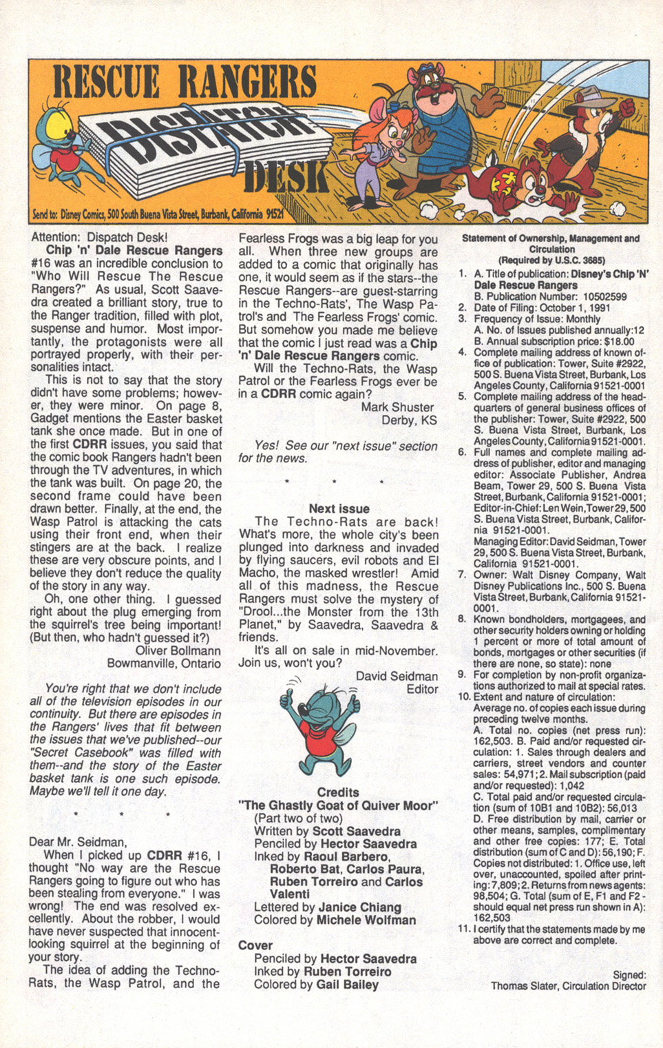 Read online Disney's Chip 'N Dale Rescue Rangers comic -  Issue #19 - 42