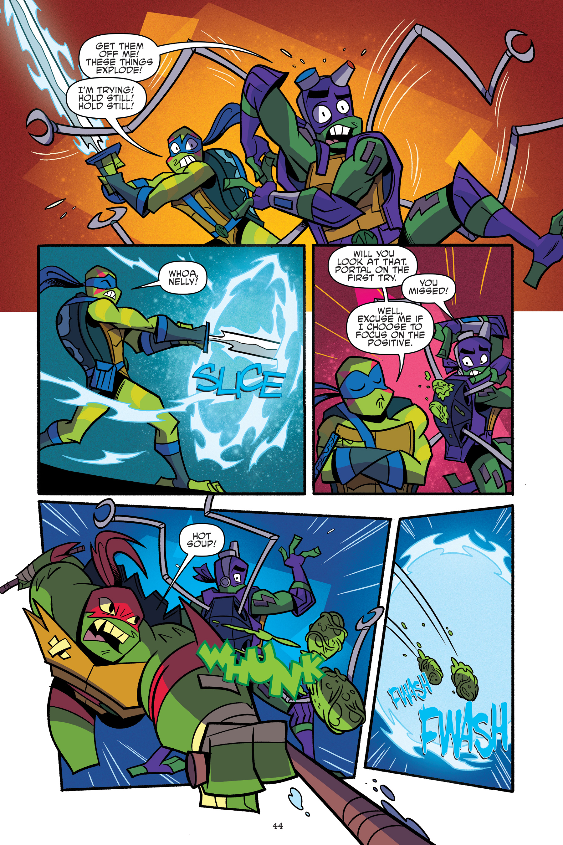 Read online Rise of the Teenage Mutant Ninja Turtles: Sound Off! comic -  Issue # _TPB - 45