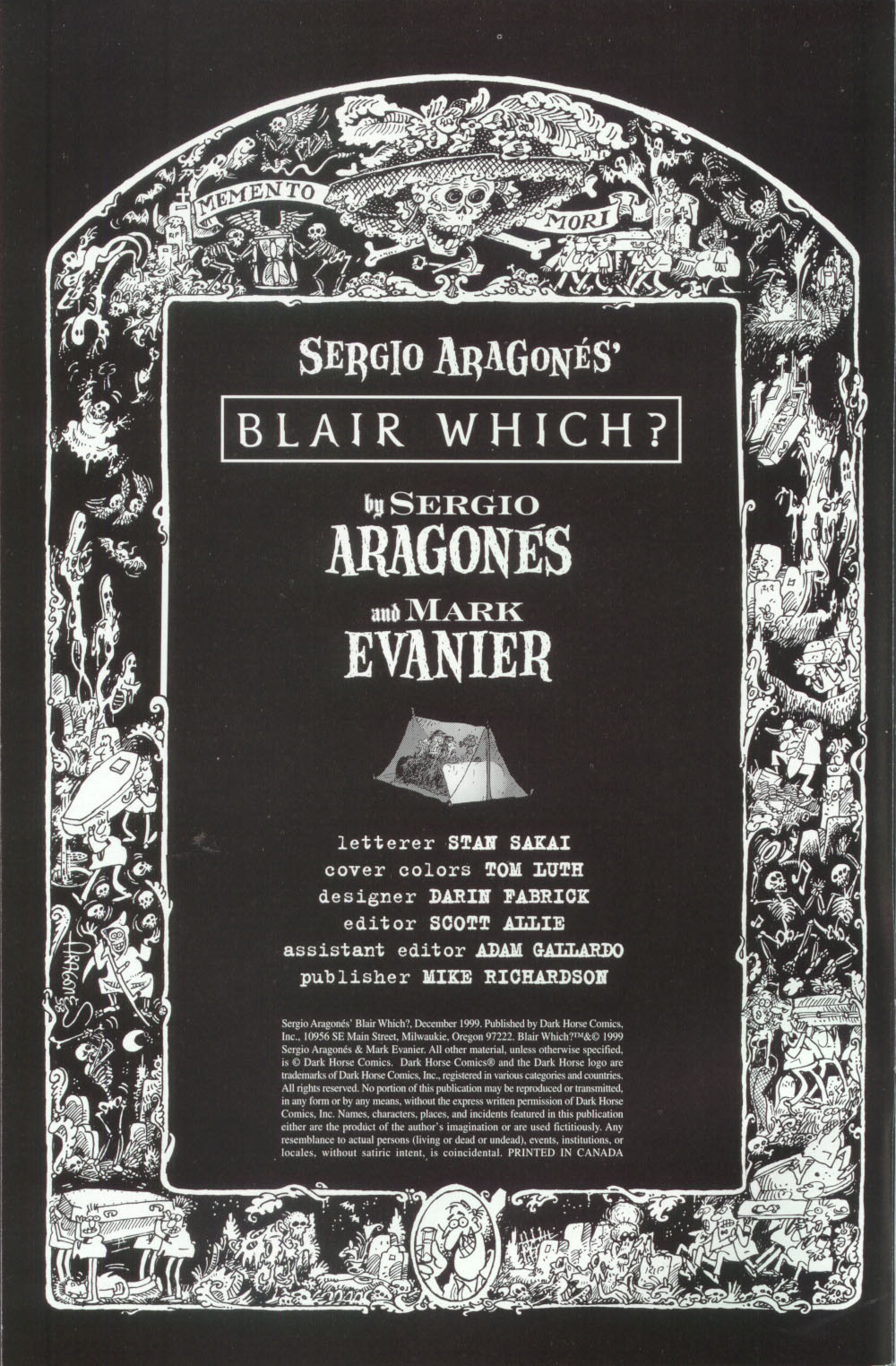 Read online Sergio Aragonés' Blair Which? comic -  Issue # Full - 2